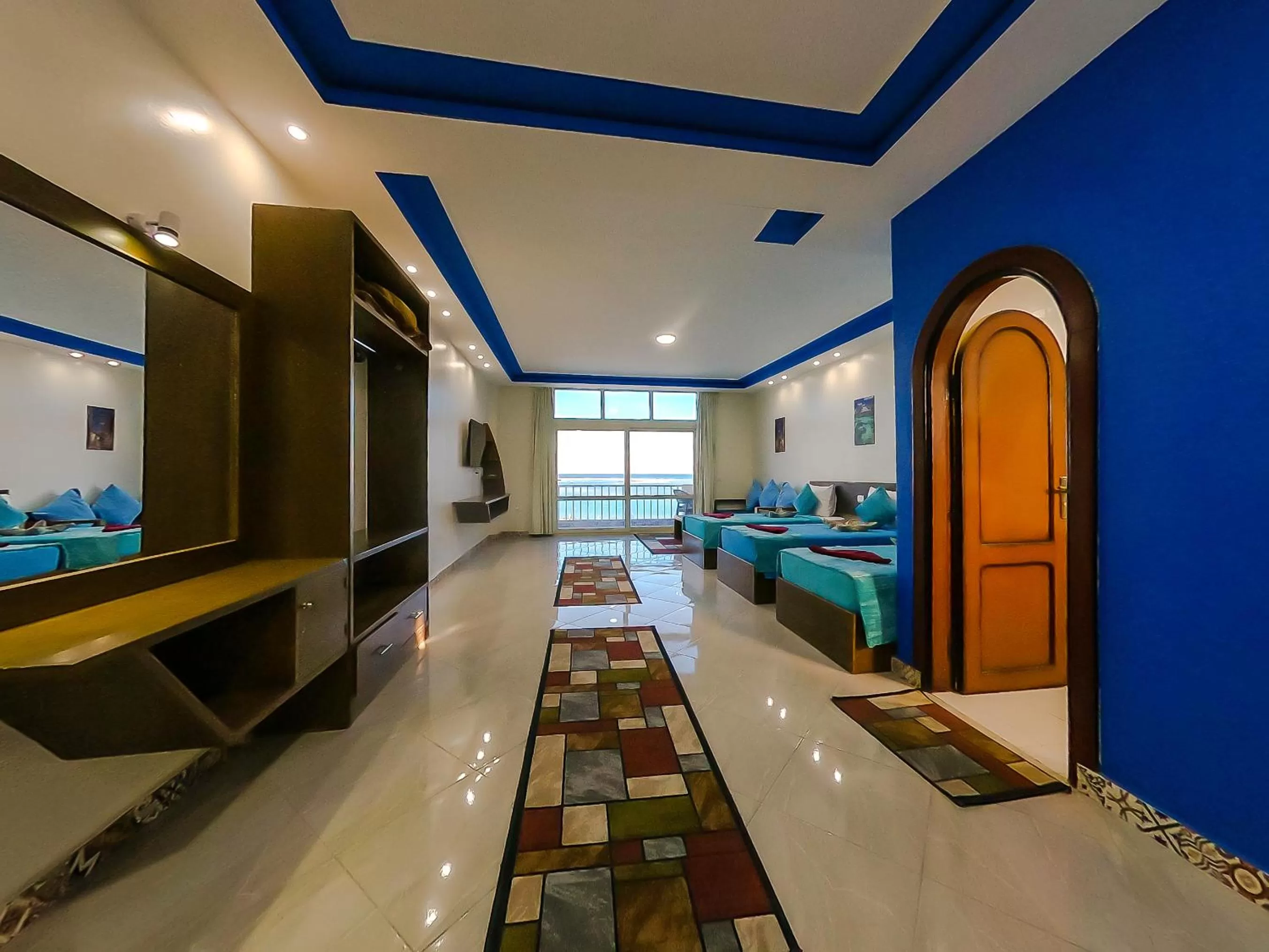 Bed in Seaview Panorama Boatel