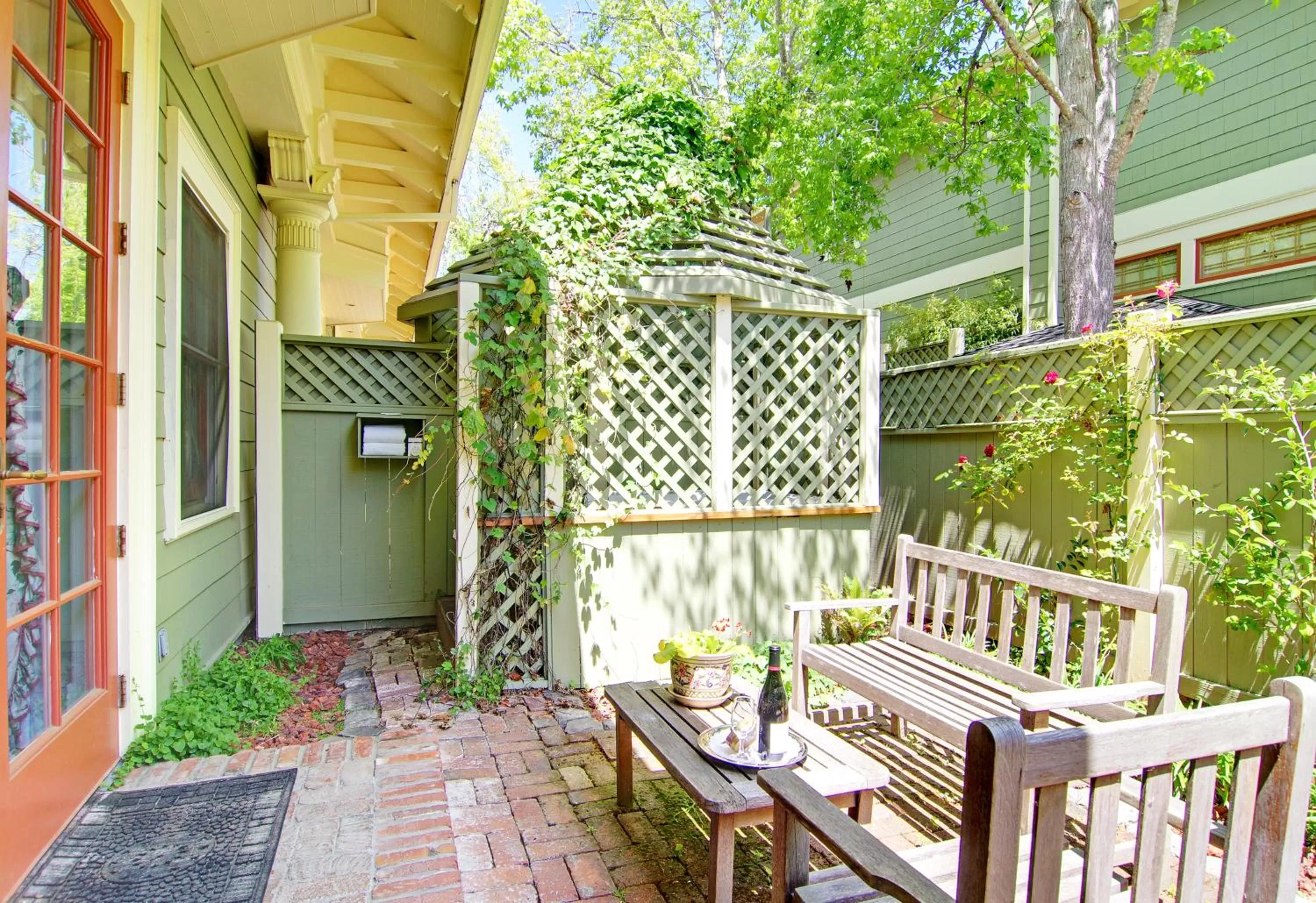 Patio in Inn at Depot Hill