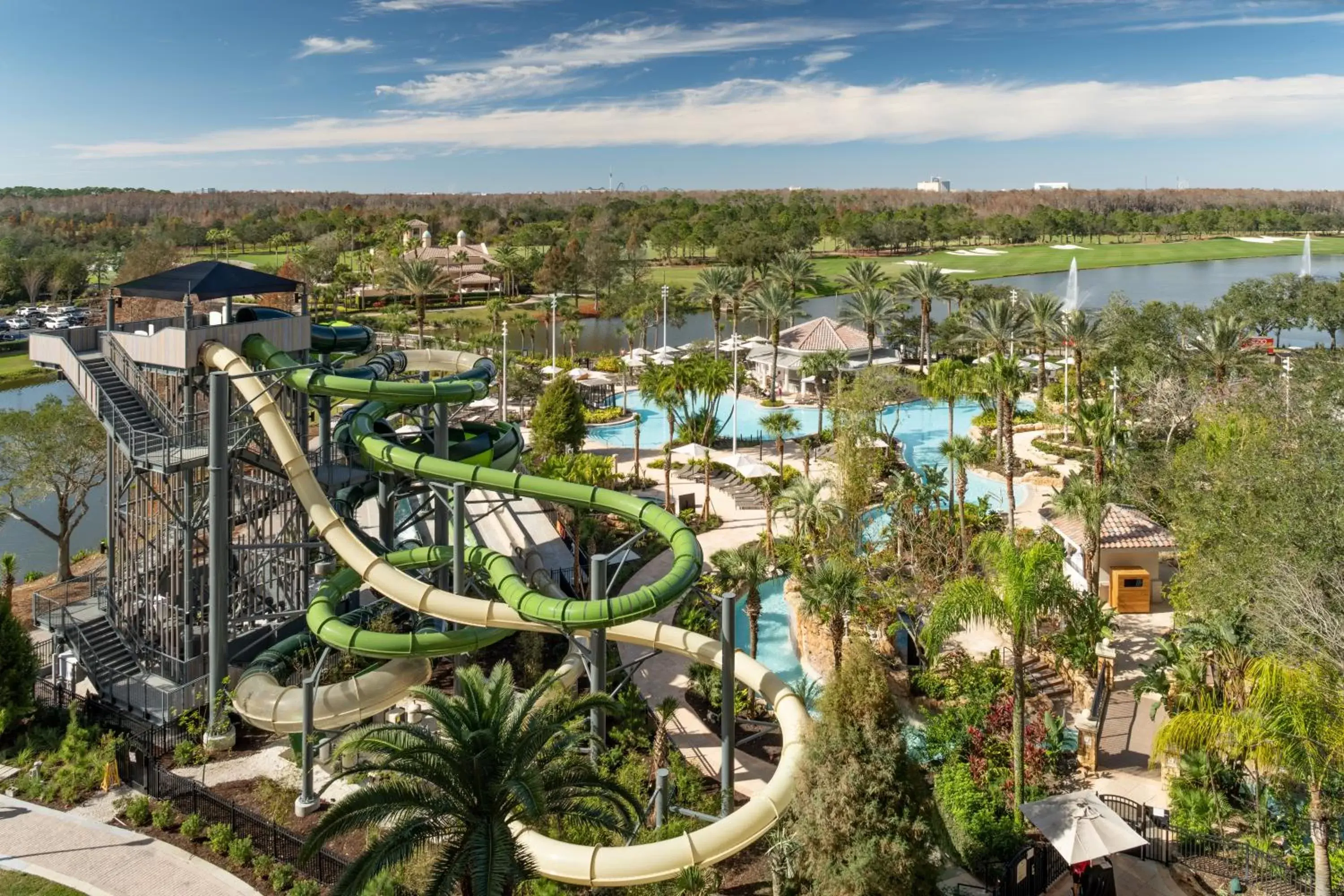 Aqua park, Bird's-eye View in The Ritz-Carlton Orlando, Grande Lakes