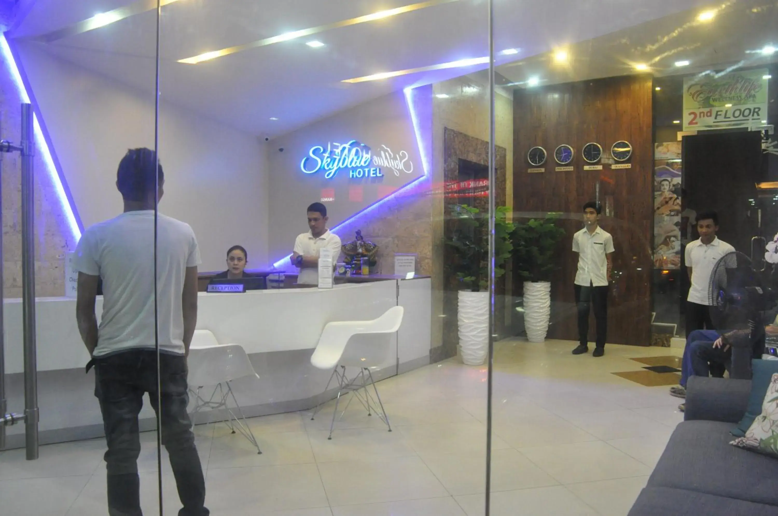 Lobby or reception in Skyblue Hotel