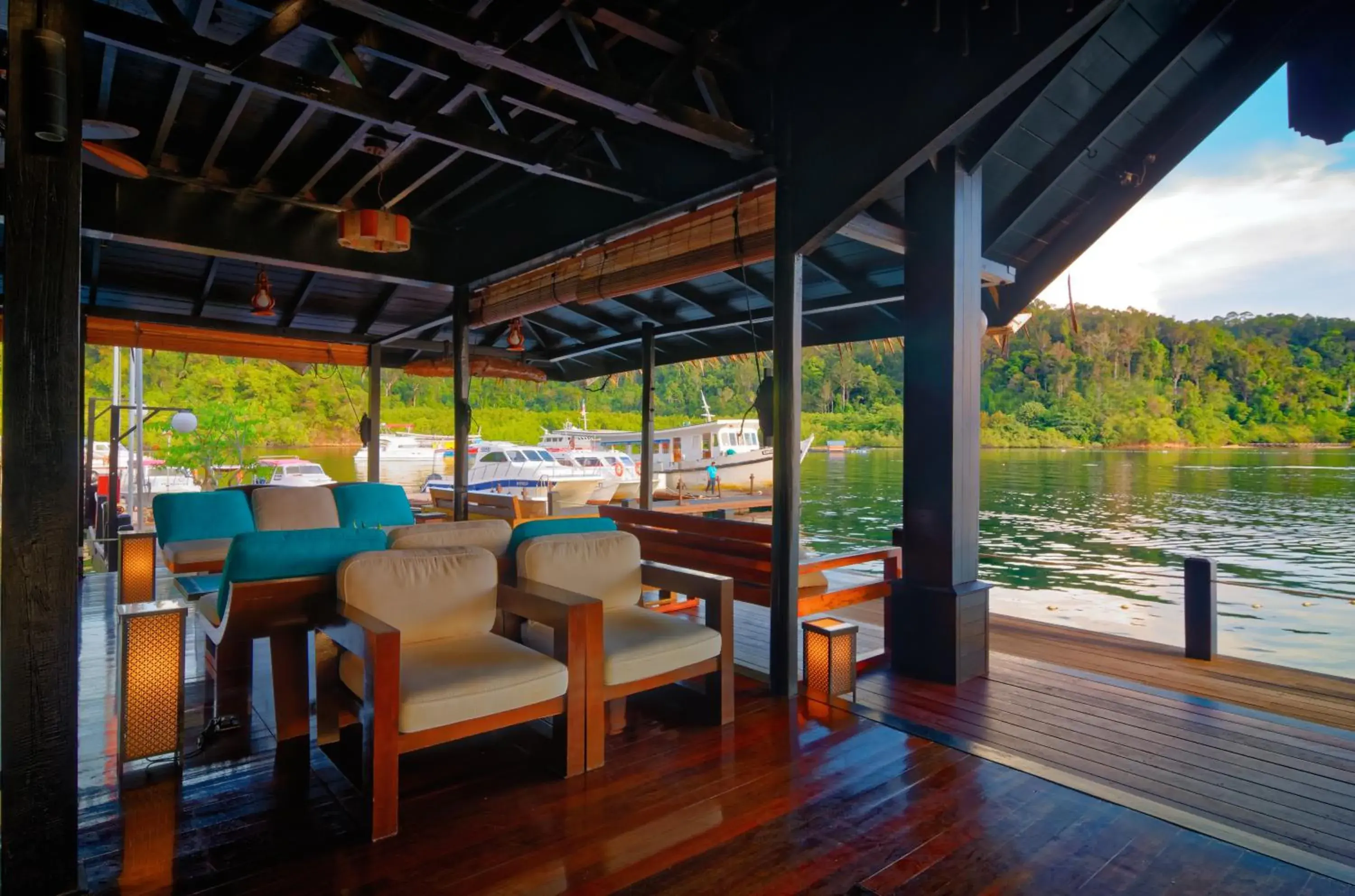 Lobby or reception in Gayana Marine Resort