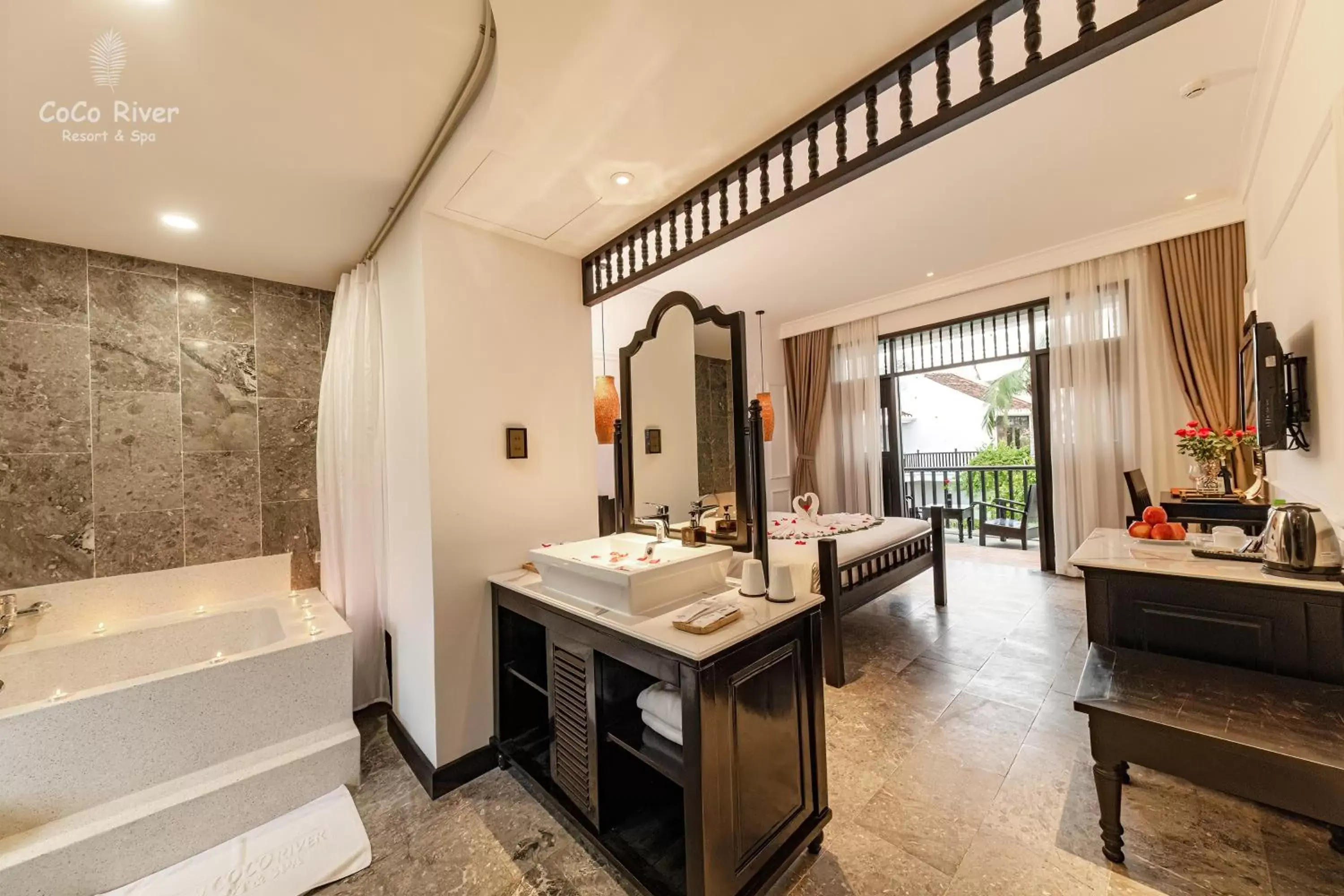 Bathroom in Hoi An Coco River Resort & Spa