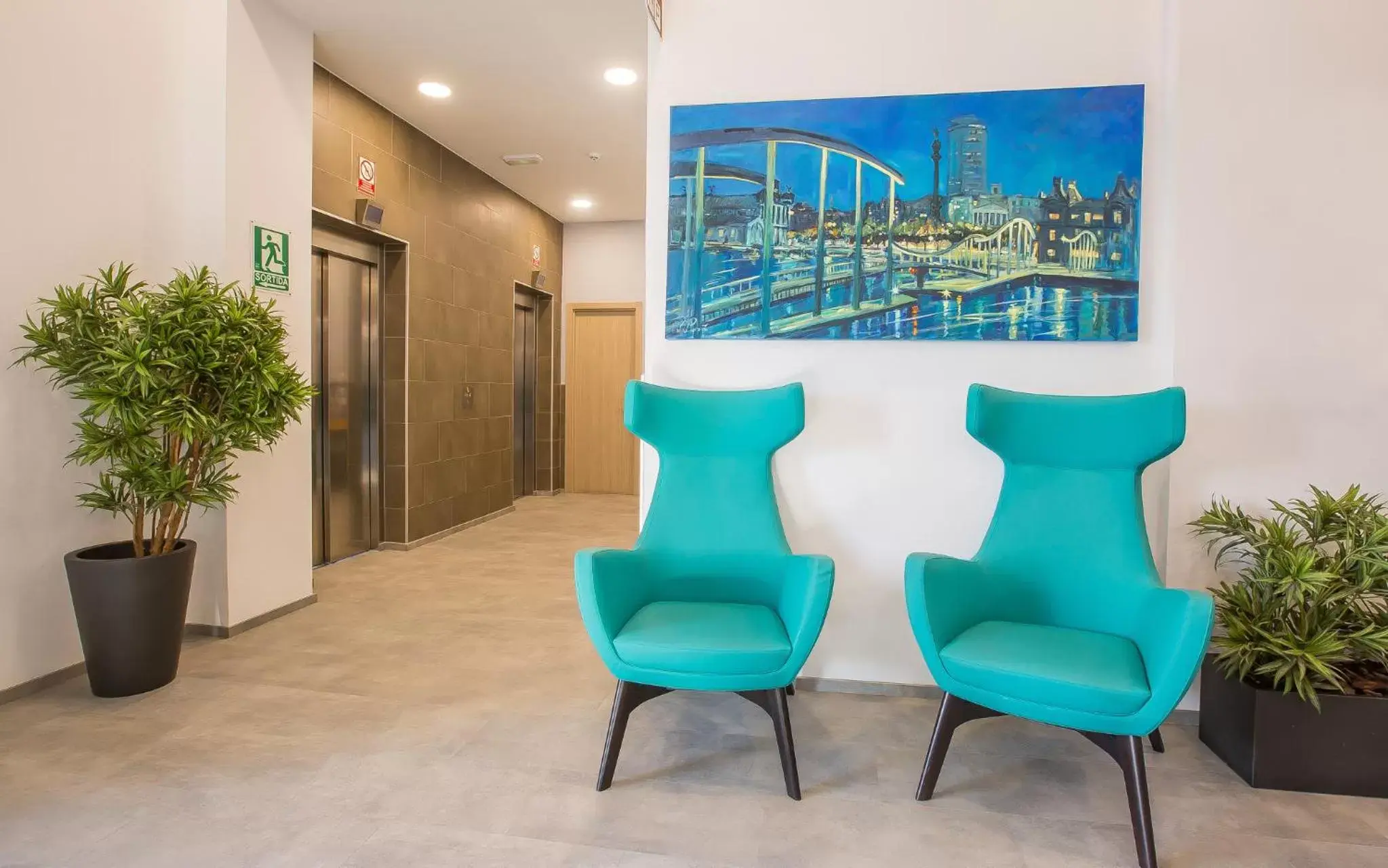 Lobby or reception in Hotel Venture Sant Cugat Lobby or reception in Hotel Venture Sant Cugat