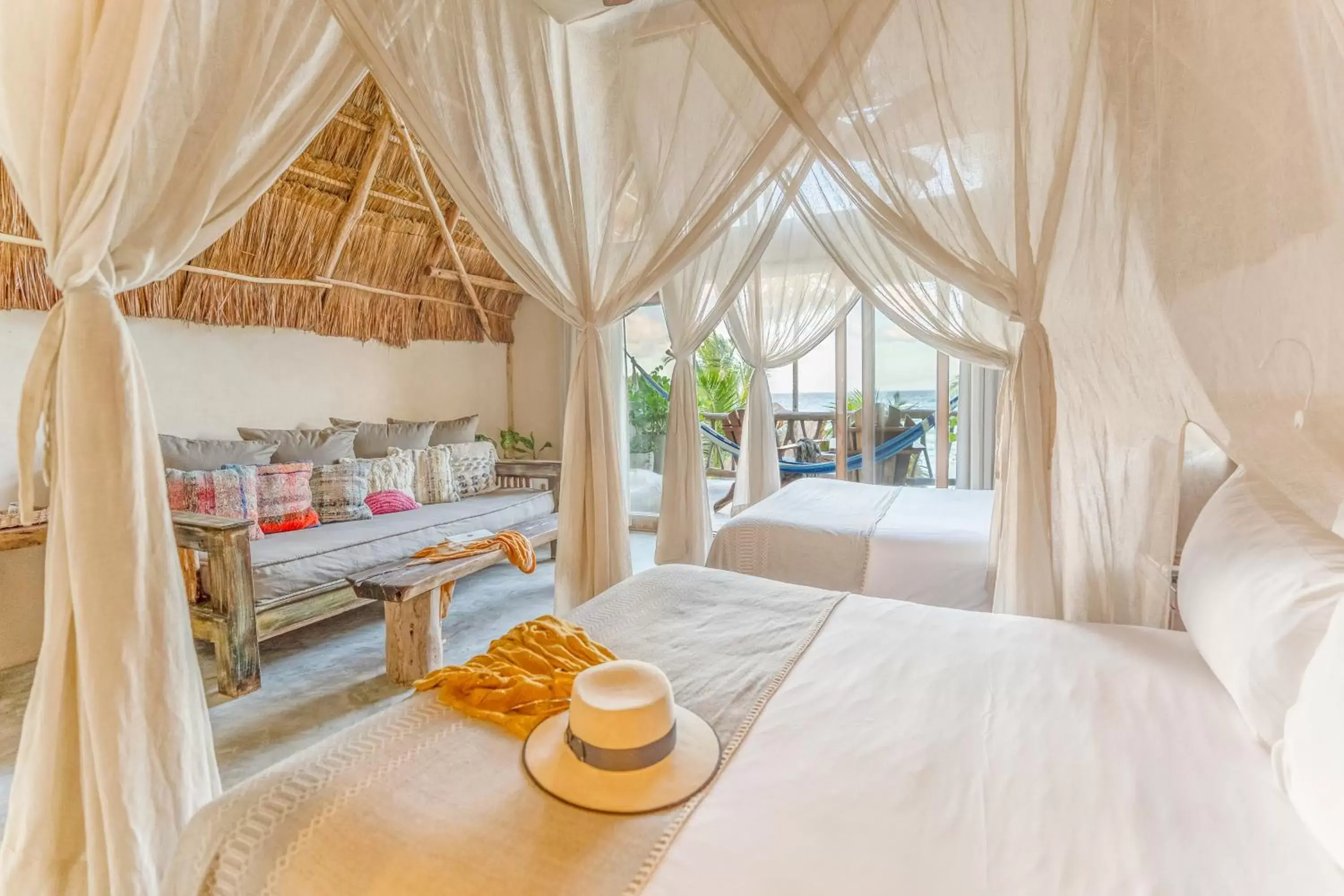 Bed in Ahau Tulum