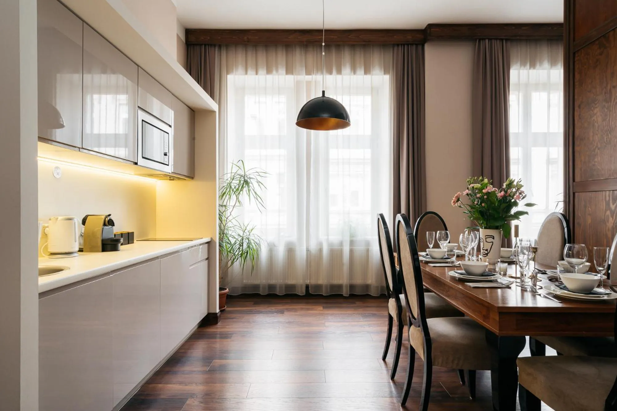 Kitchen or kitchenette in Topolowa Residence - LoftAffair Collection