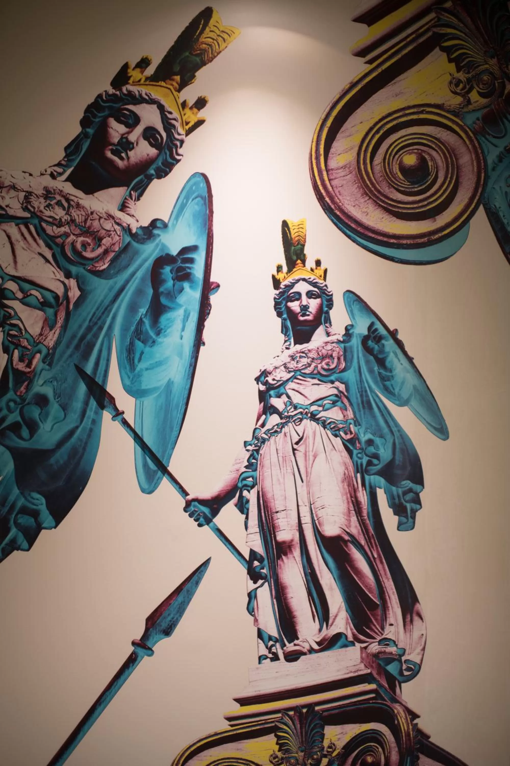 Decorative detail in ibis Styles Athens Routes