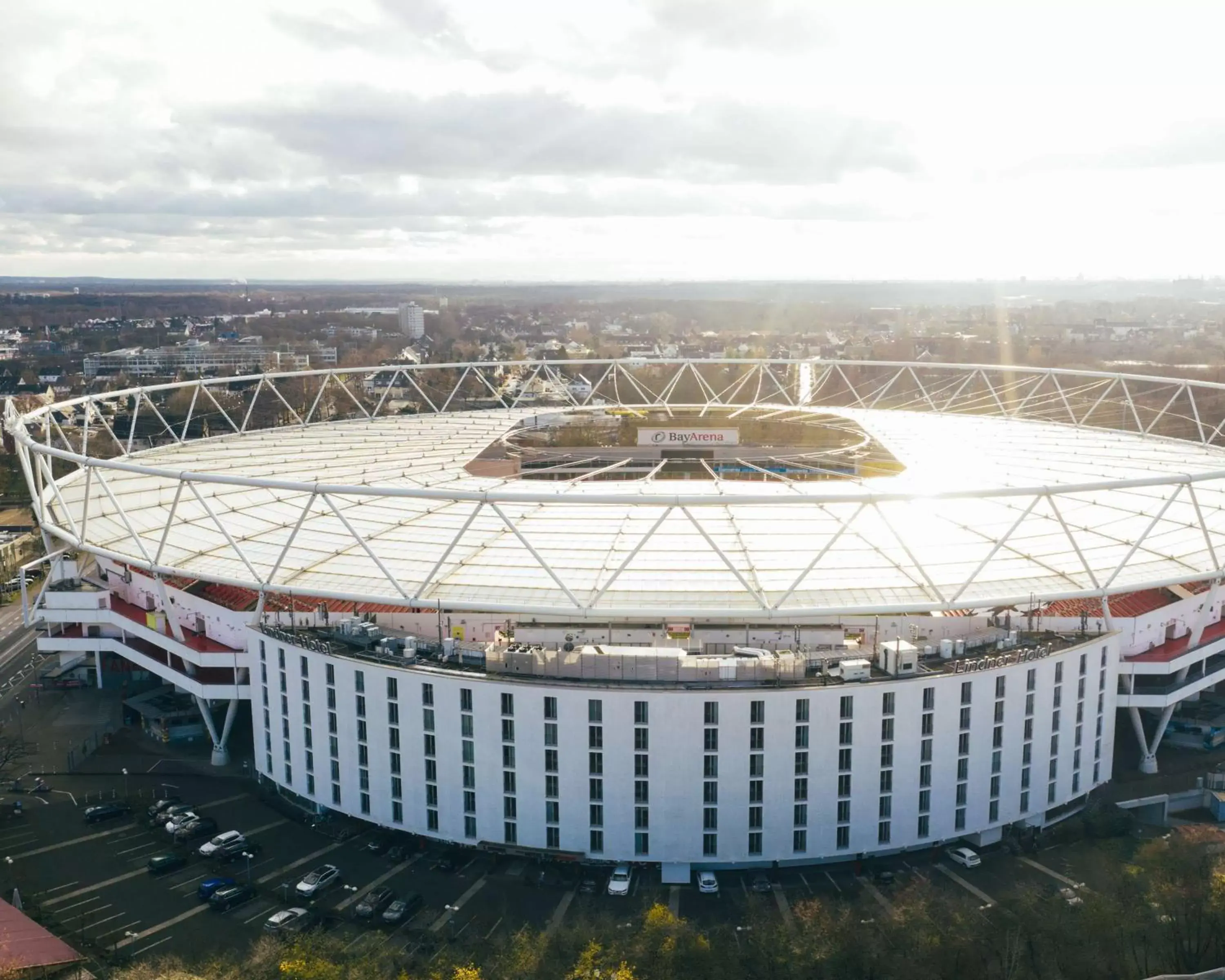 Property building in Lindner Hotel Leverkusen BayArena, part of JdV by Hyatt