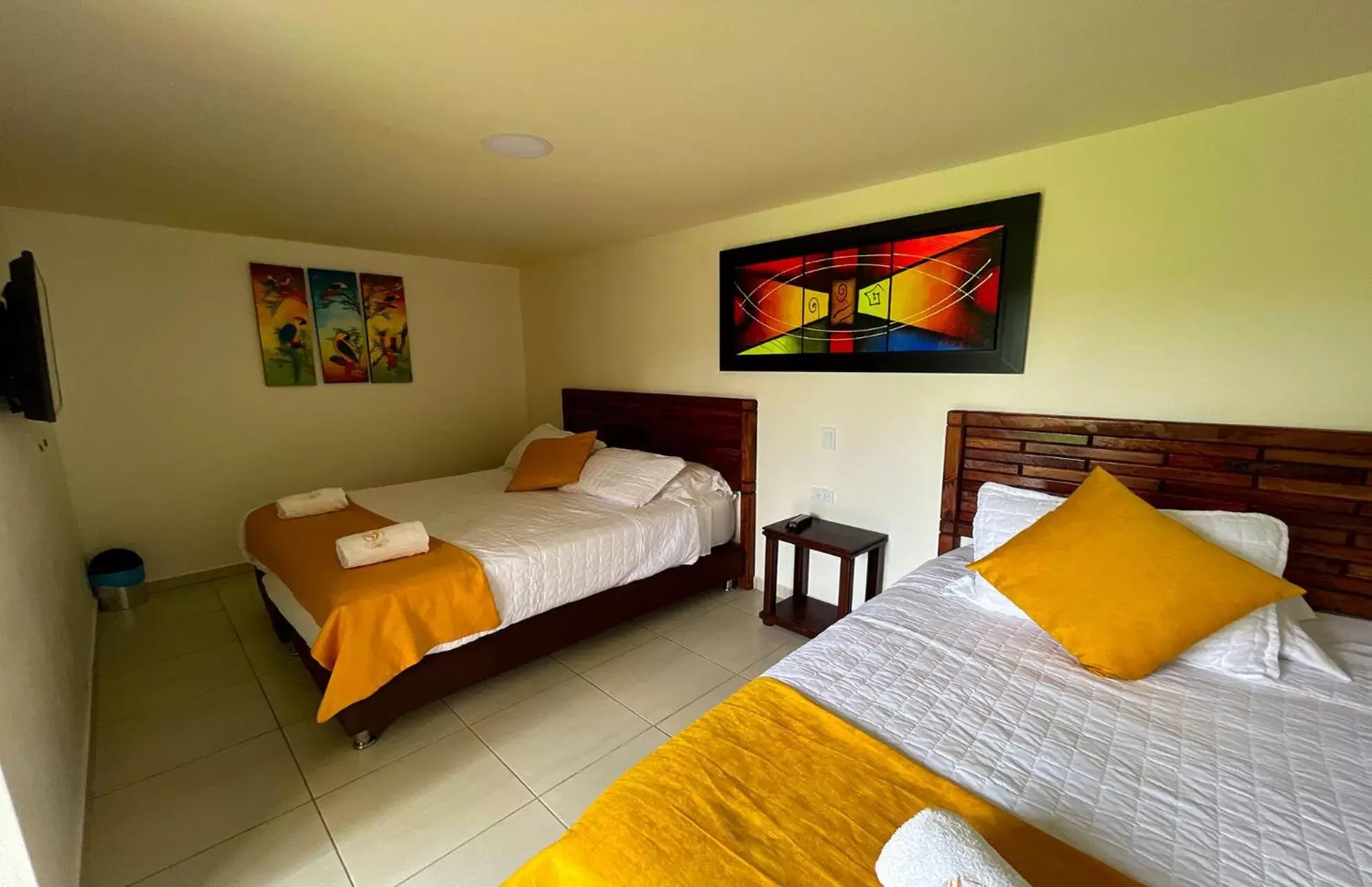 Triple Room in La Victoria Hotel Campestre Triple Room in La Victoria Hotel Campestre