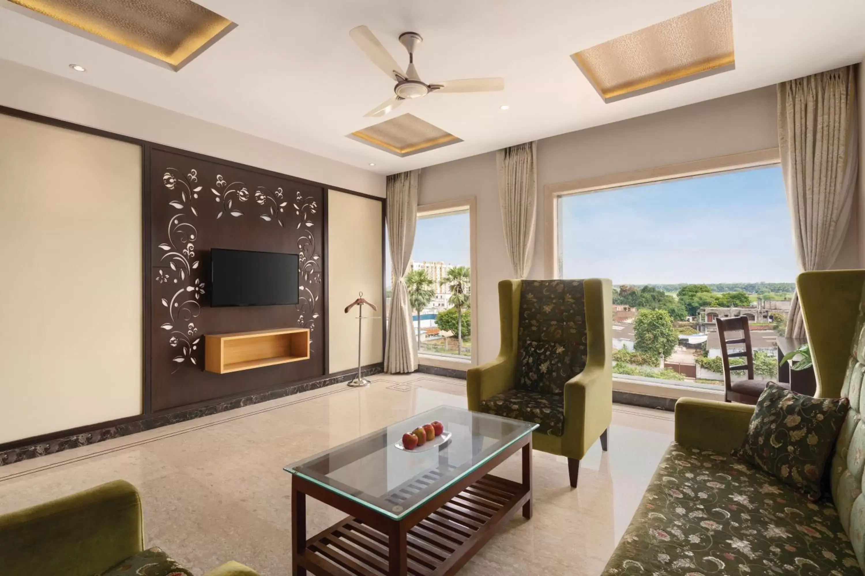 Living room, Seating Area in Ramada by Wyndham Varanasi Katesar