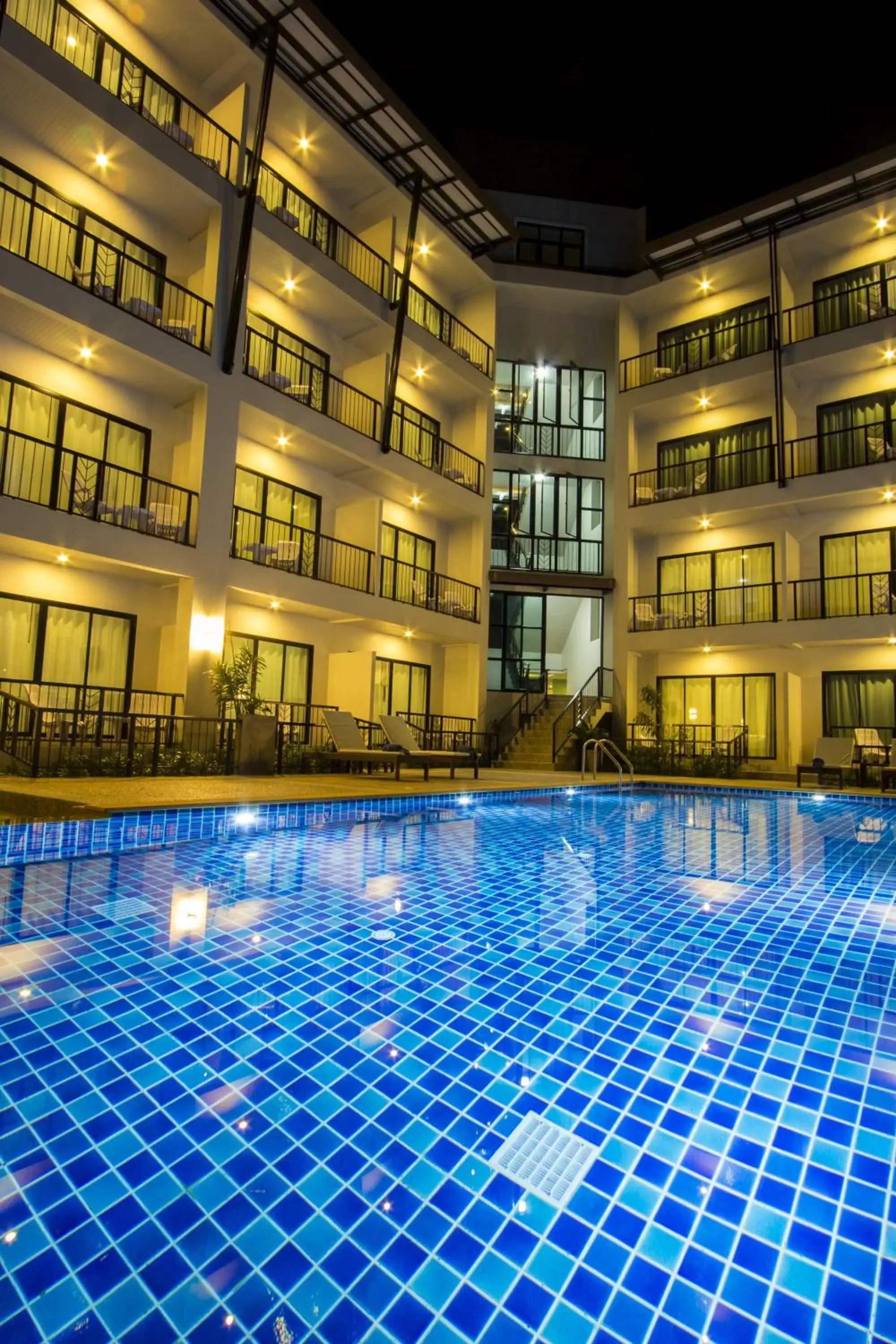 Night, Swimming Pool in Andaman Pearl Resort