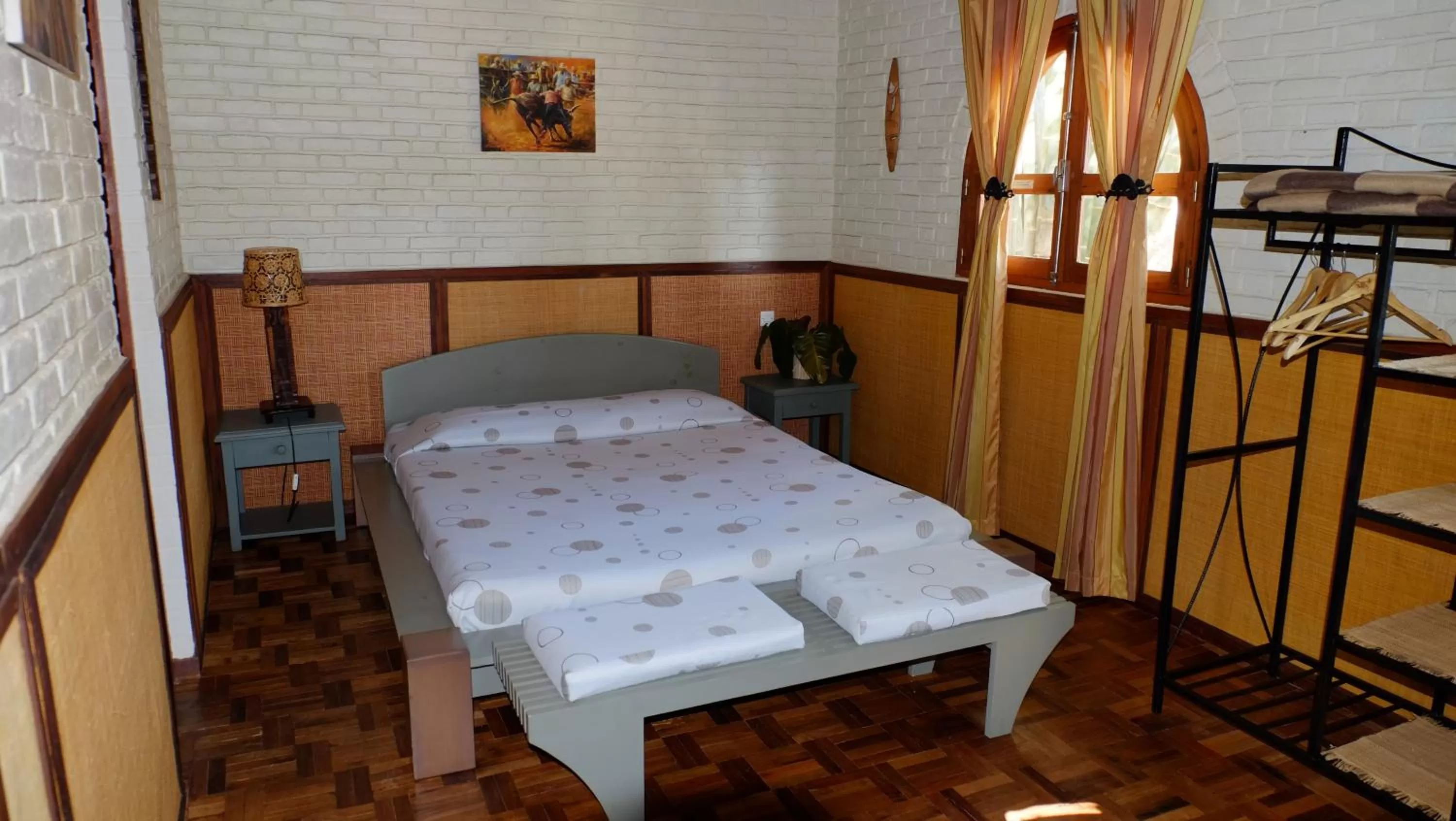 Bed in Eco Lodge Les Chambres Du Voyageur