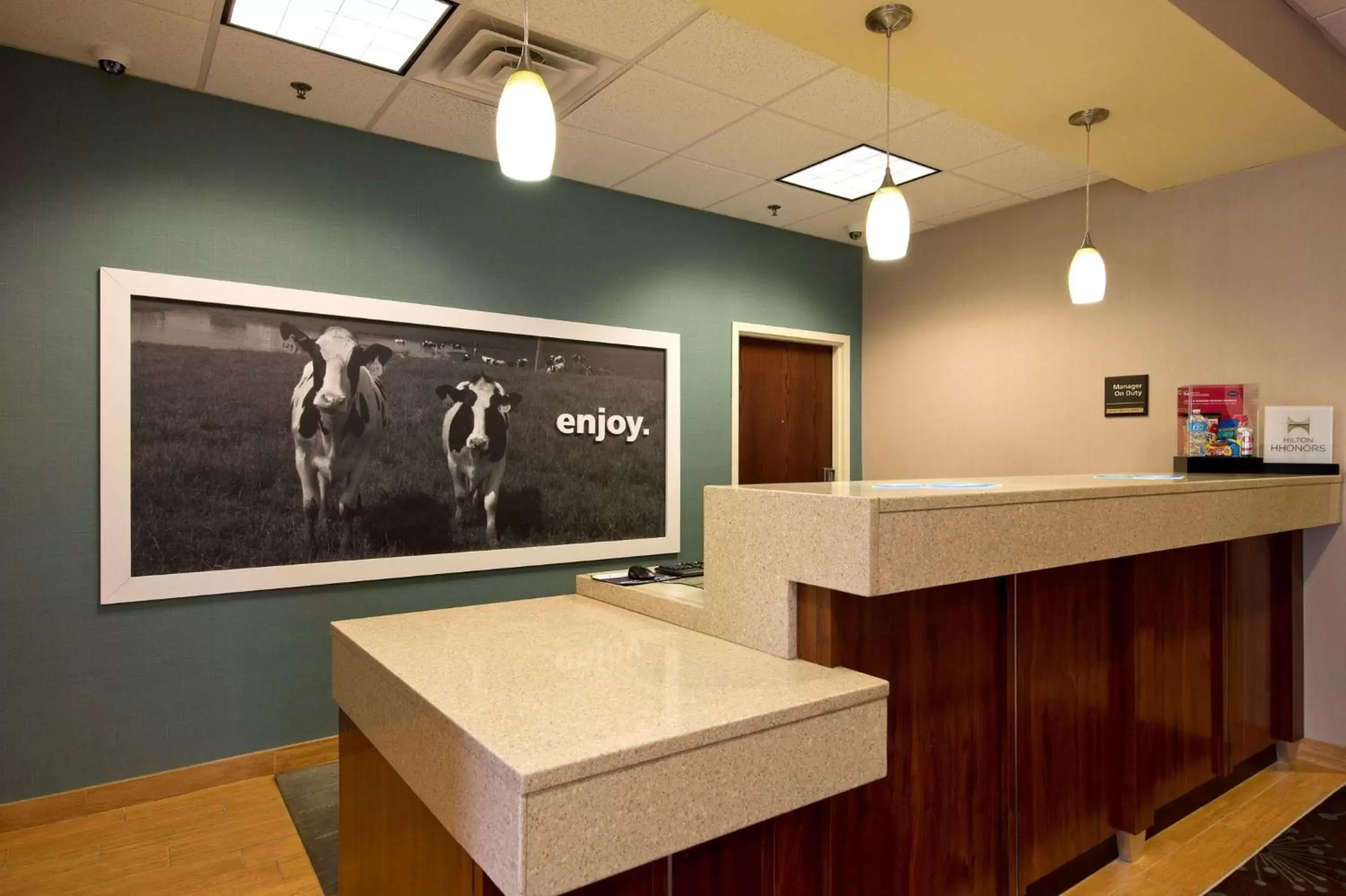 Lobby or reception in Hampton Inn Inwood Lobby or reception in Hampton Inn Inwood