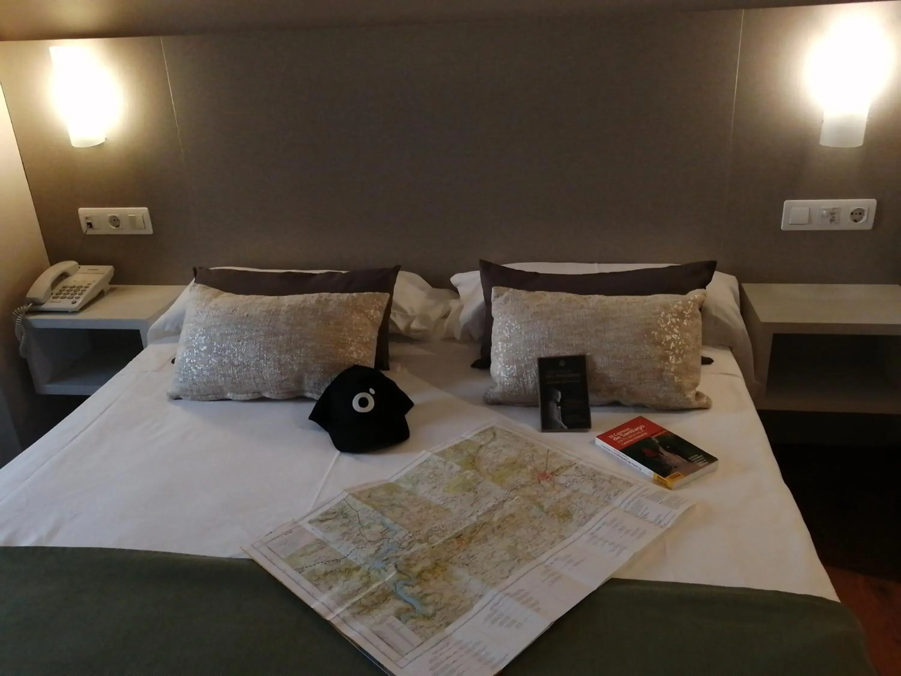 Bed in Duerming Villa De Sarria Hotel Bed in Duerming Villa De Sarria Hotel