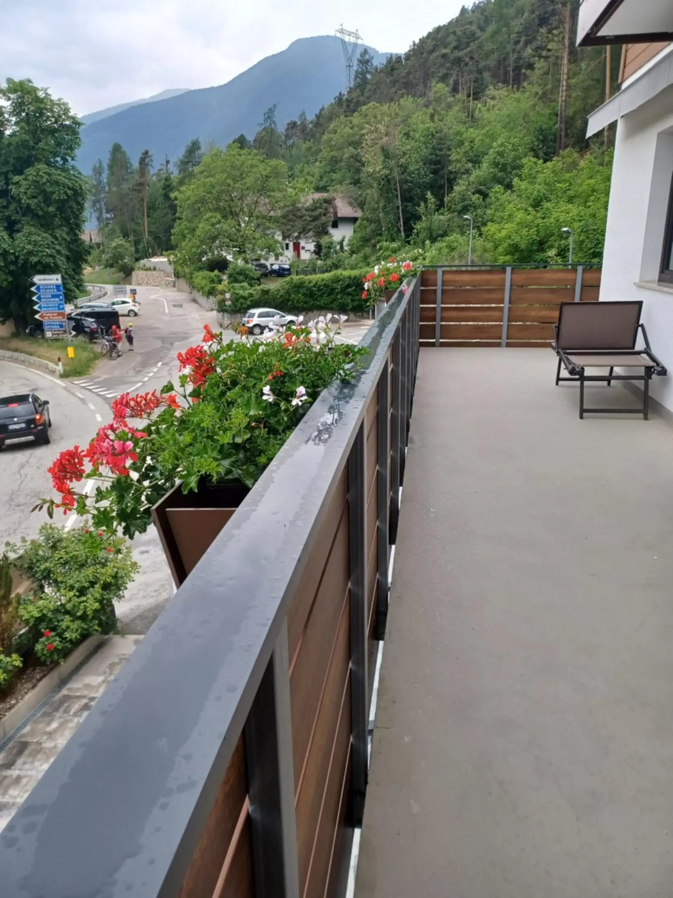 Balcony/Terrace in B&B Hotel Sonneck