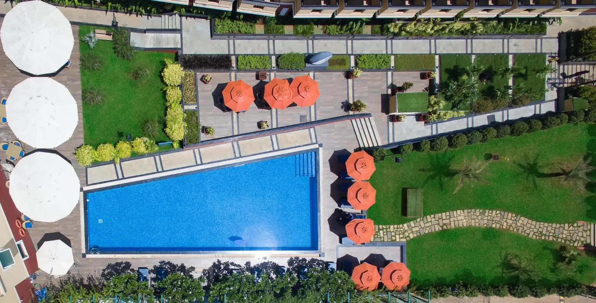 Bird's eye view, Pool View in ibis Styles Goa Calangute - An Accor Brand