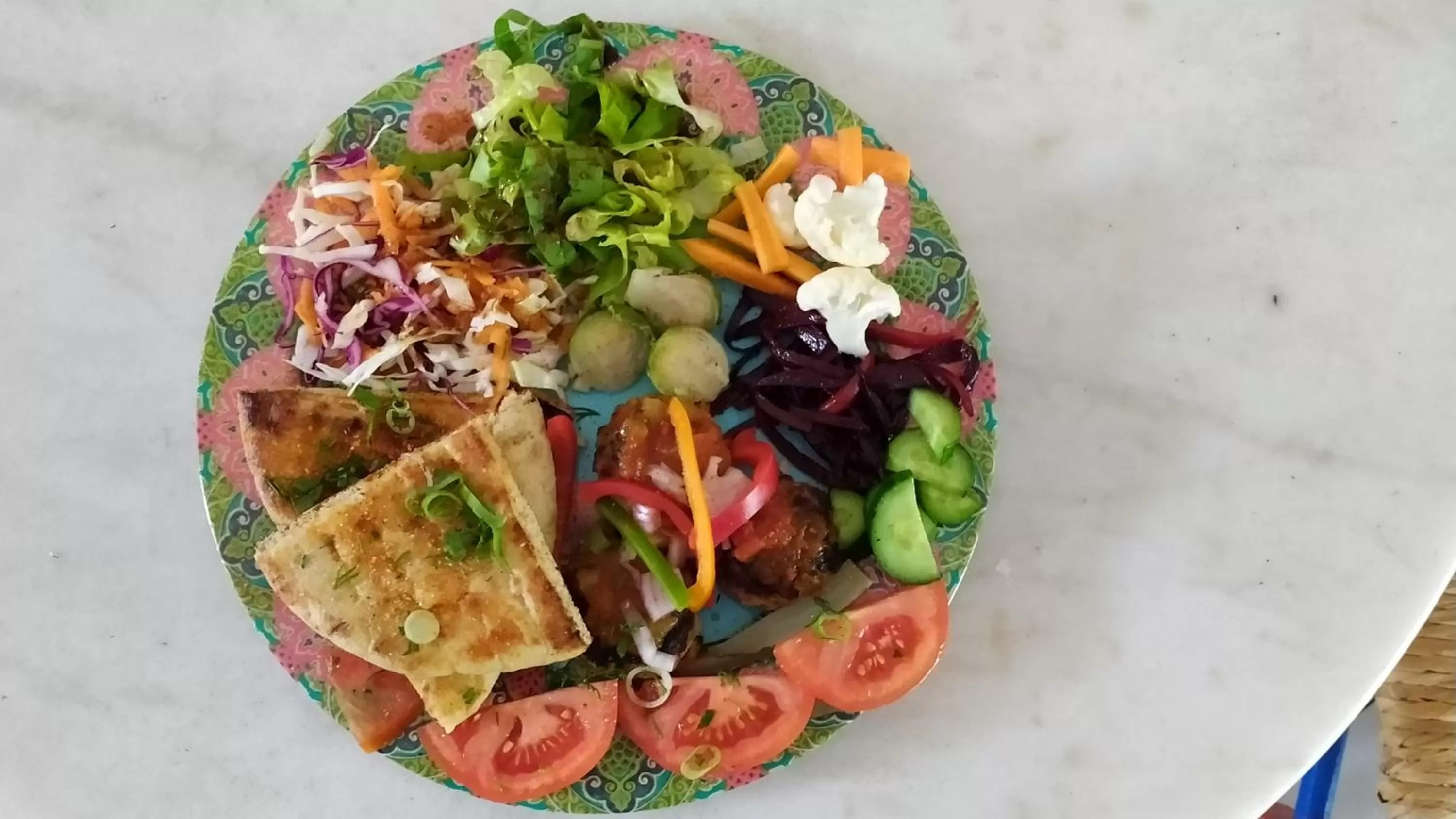 Food close-up in Poco Loco Bed & Breakfast