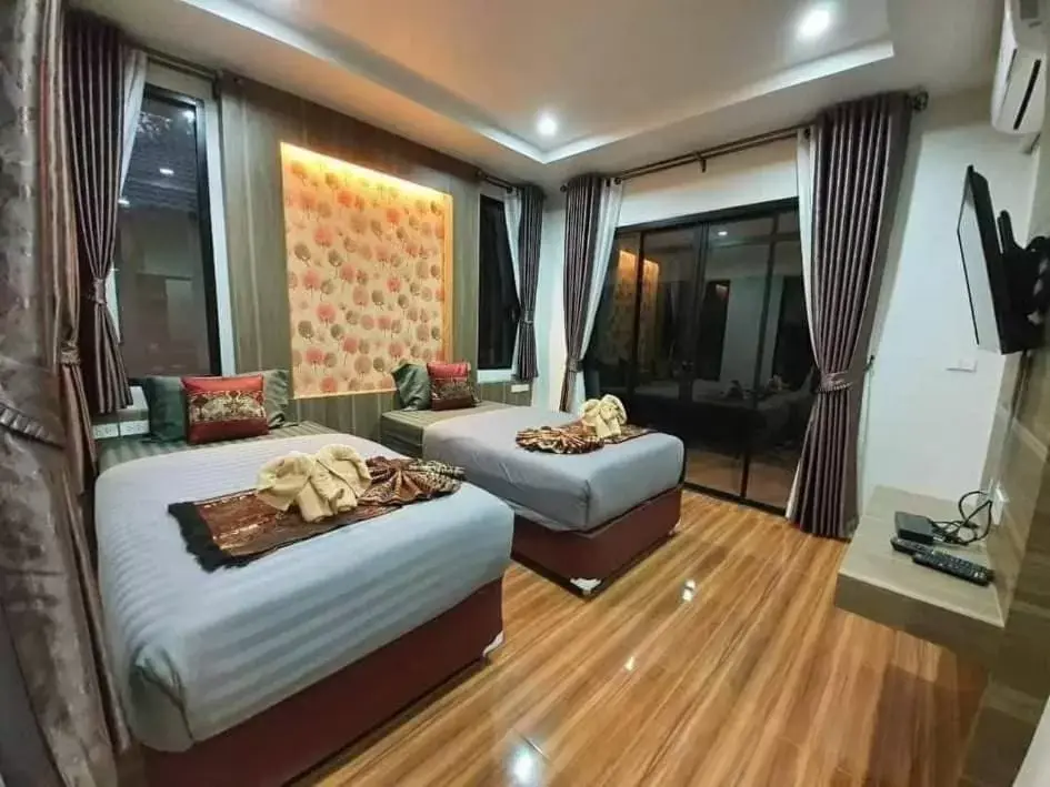 Bed in Khaosok Rainforest Resort Bed in Khaosok Rainforest Resort