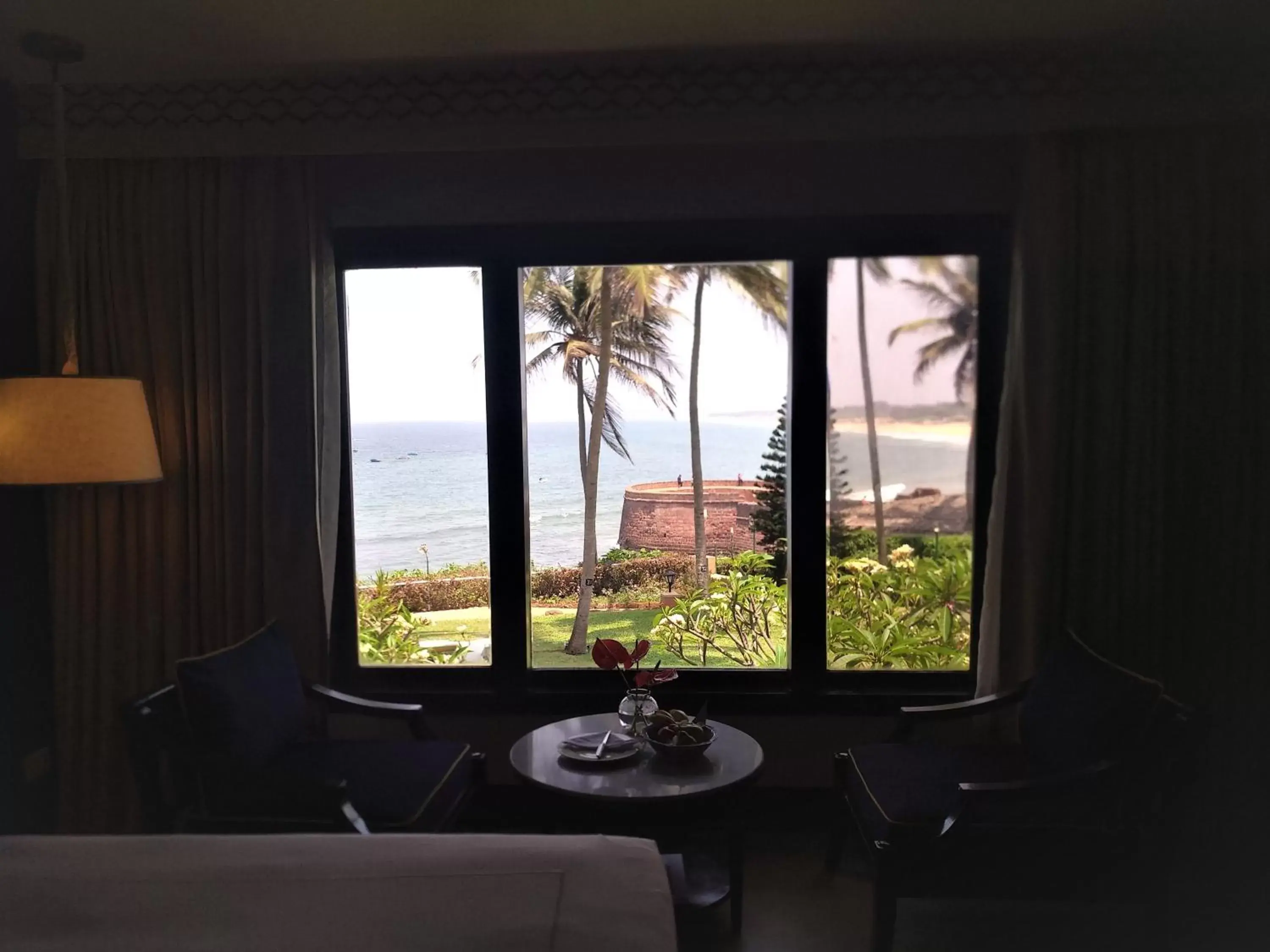 Sea view in Taj Fort Aguada Resort & Spa, Goa