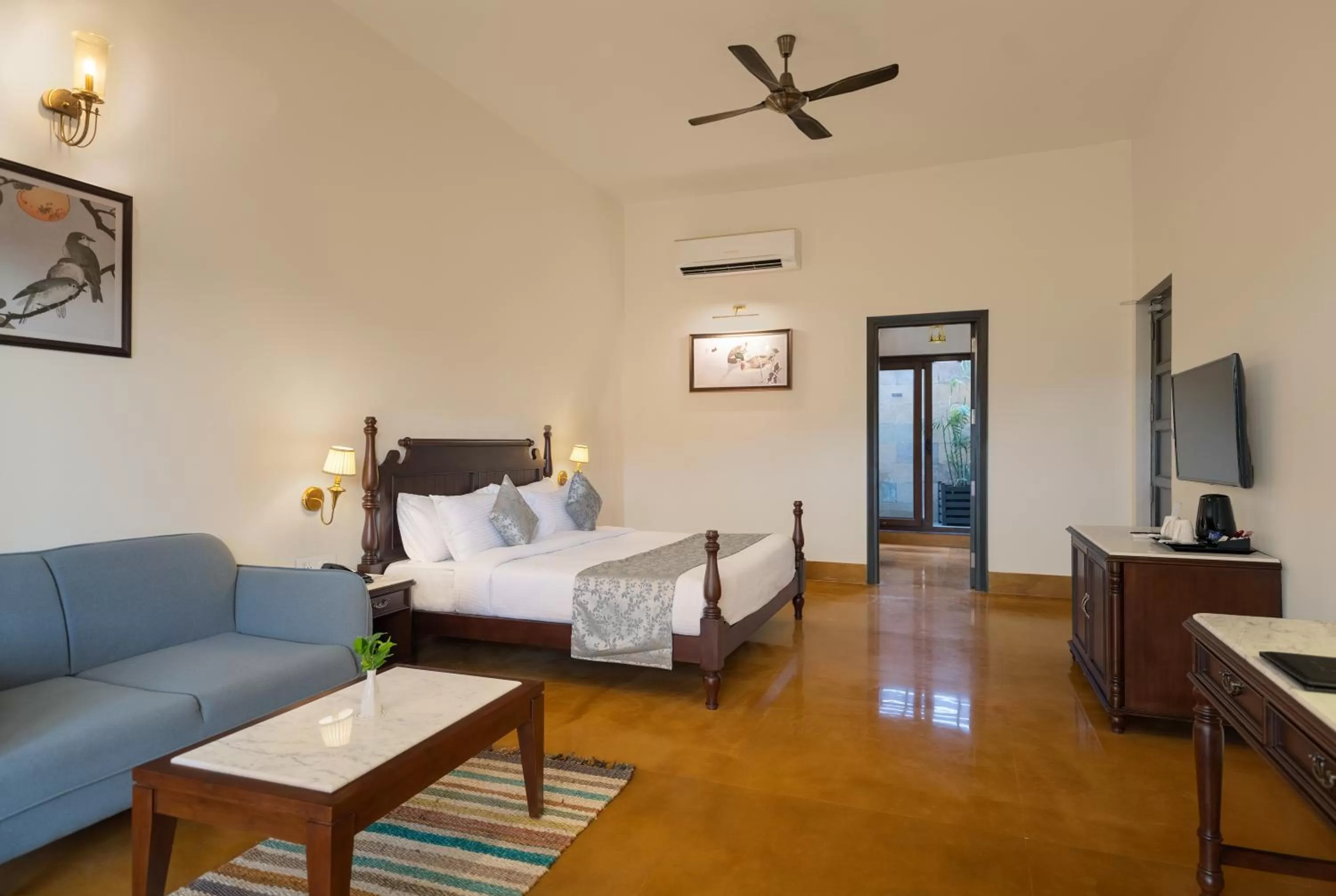 Property building, Bed in Sarasiruham Resort - Private Pool Villa in Udaipur