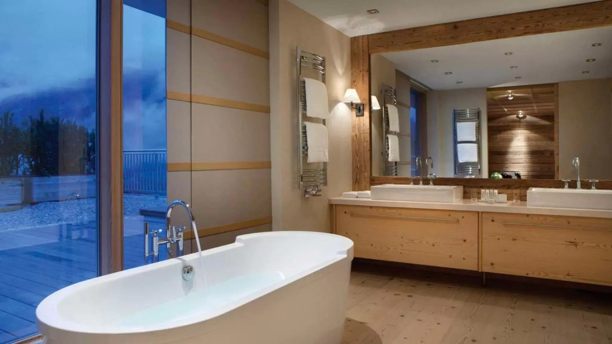 Photo of the whole room, Bathroom in Kempinski Hotel Das Tirol