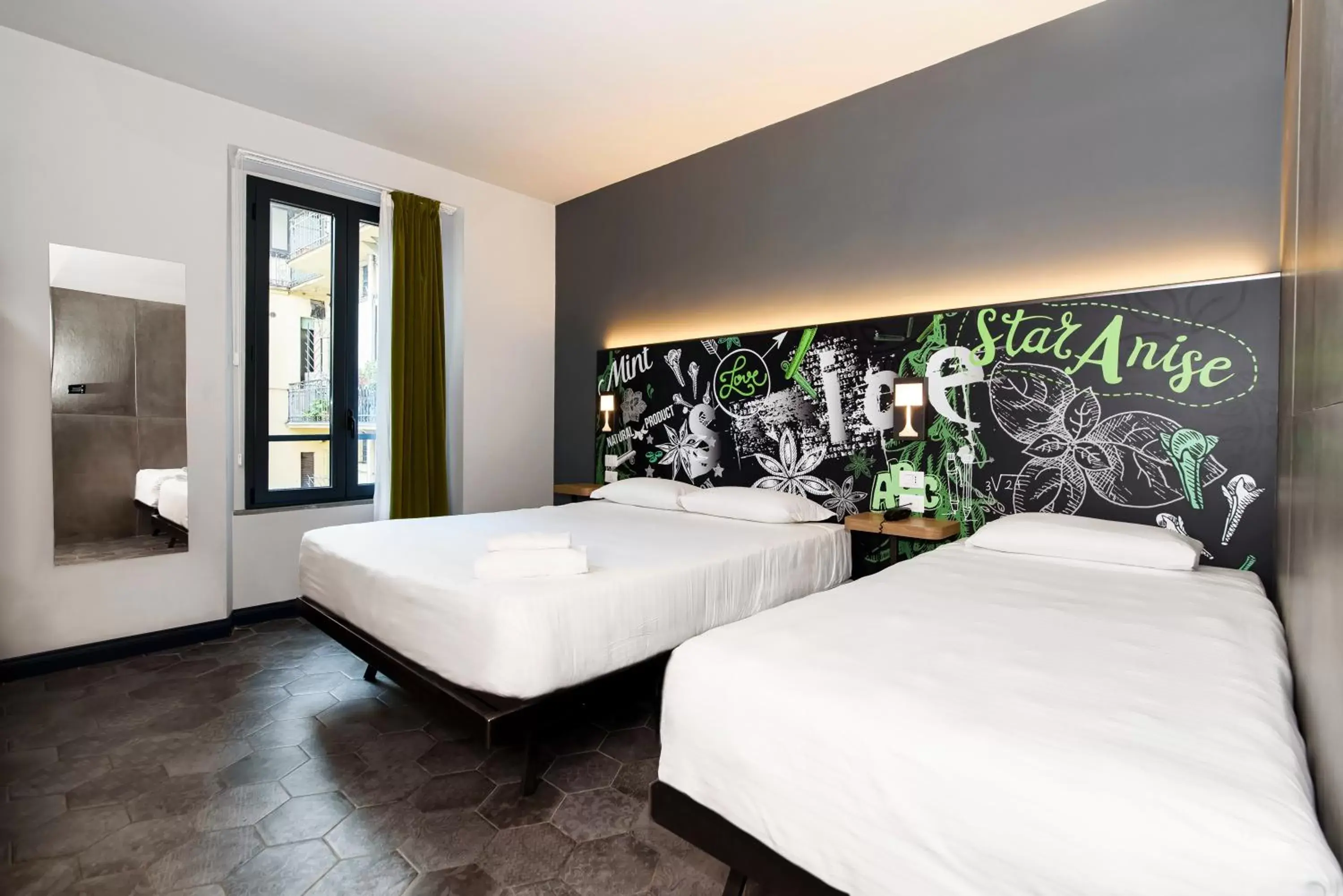 Bedroom, Bed in Spice Hotel Milano