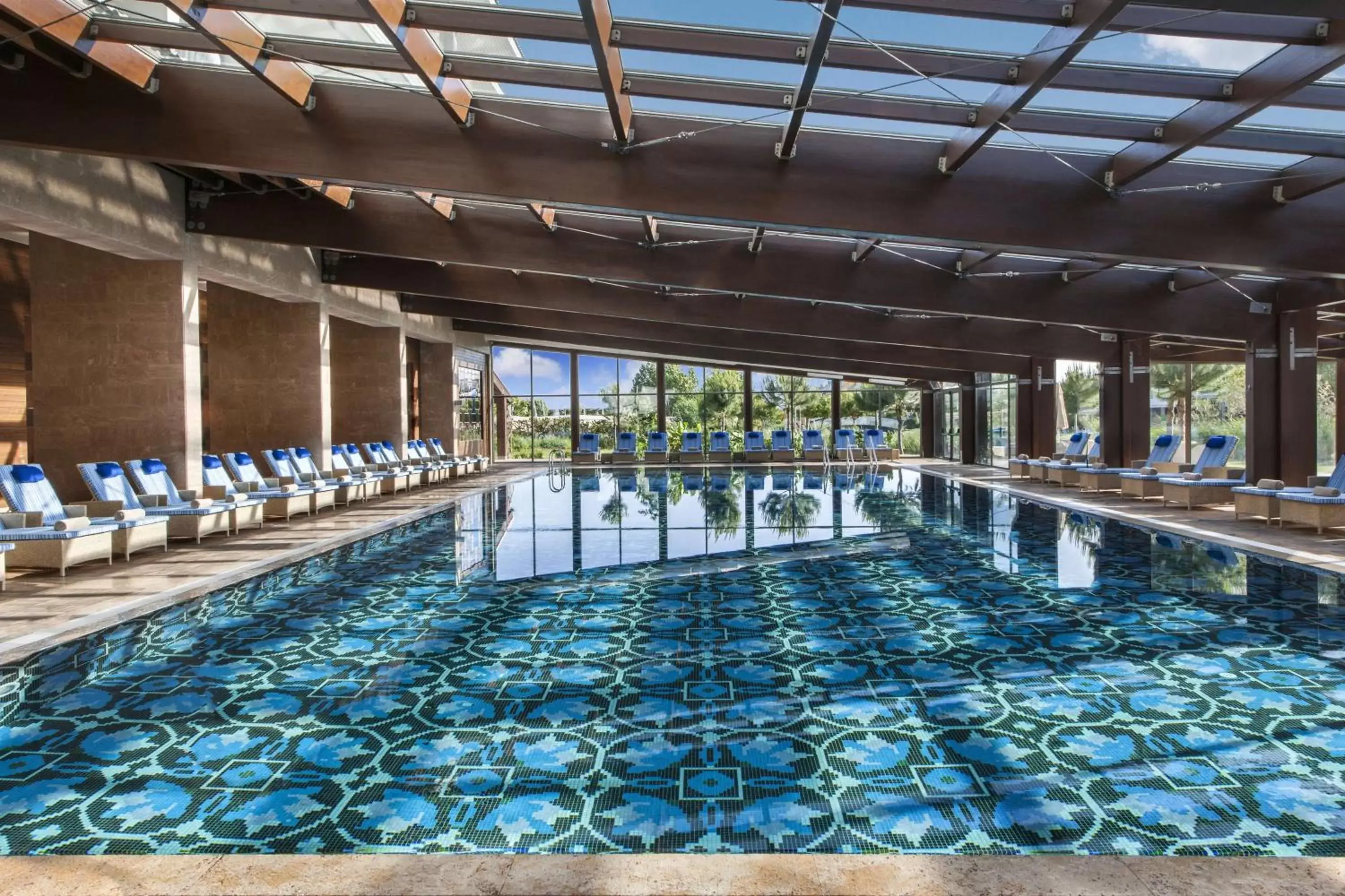 Pool view in Hilton Dalaman Sarigerme Resort & Spa Pool view in Hilton Dalaman Sarigerme Resort & Spa