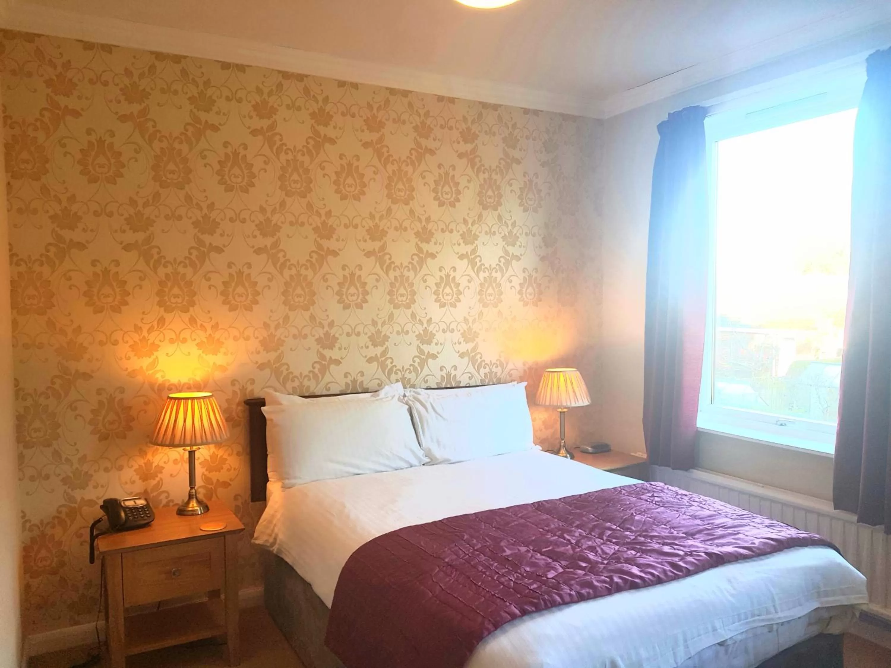 Bed in The Chetwynde Hotel