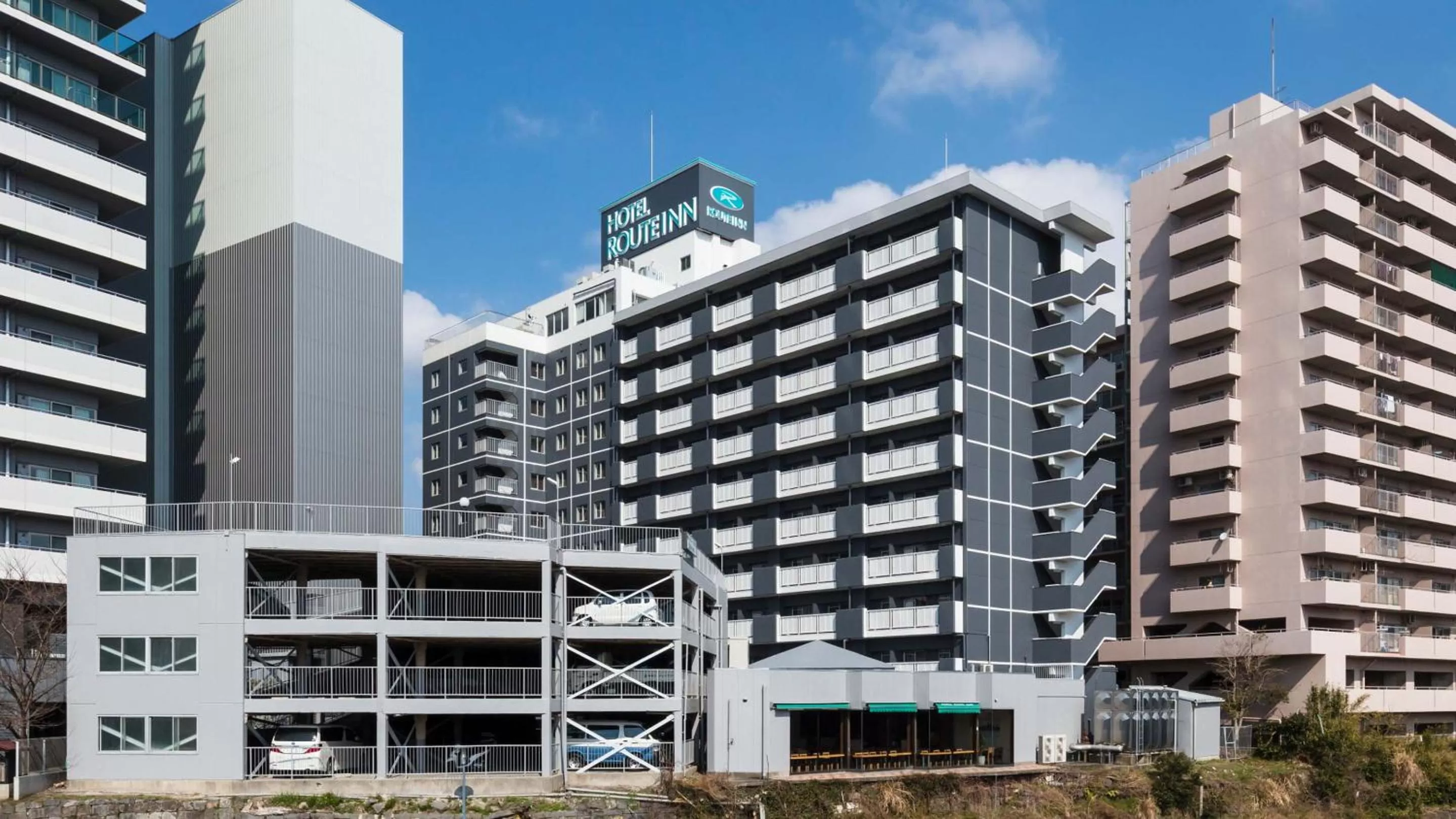 Property building in Hotel Route-Inn Kumamoto Ekimae
