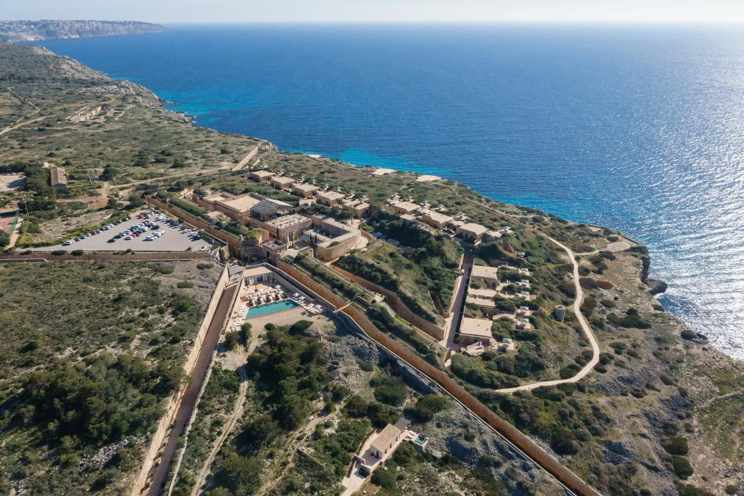 Bird's eye view, Bird's-eye View in Cap Rocat, a Small Luxury Hotel of the World