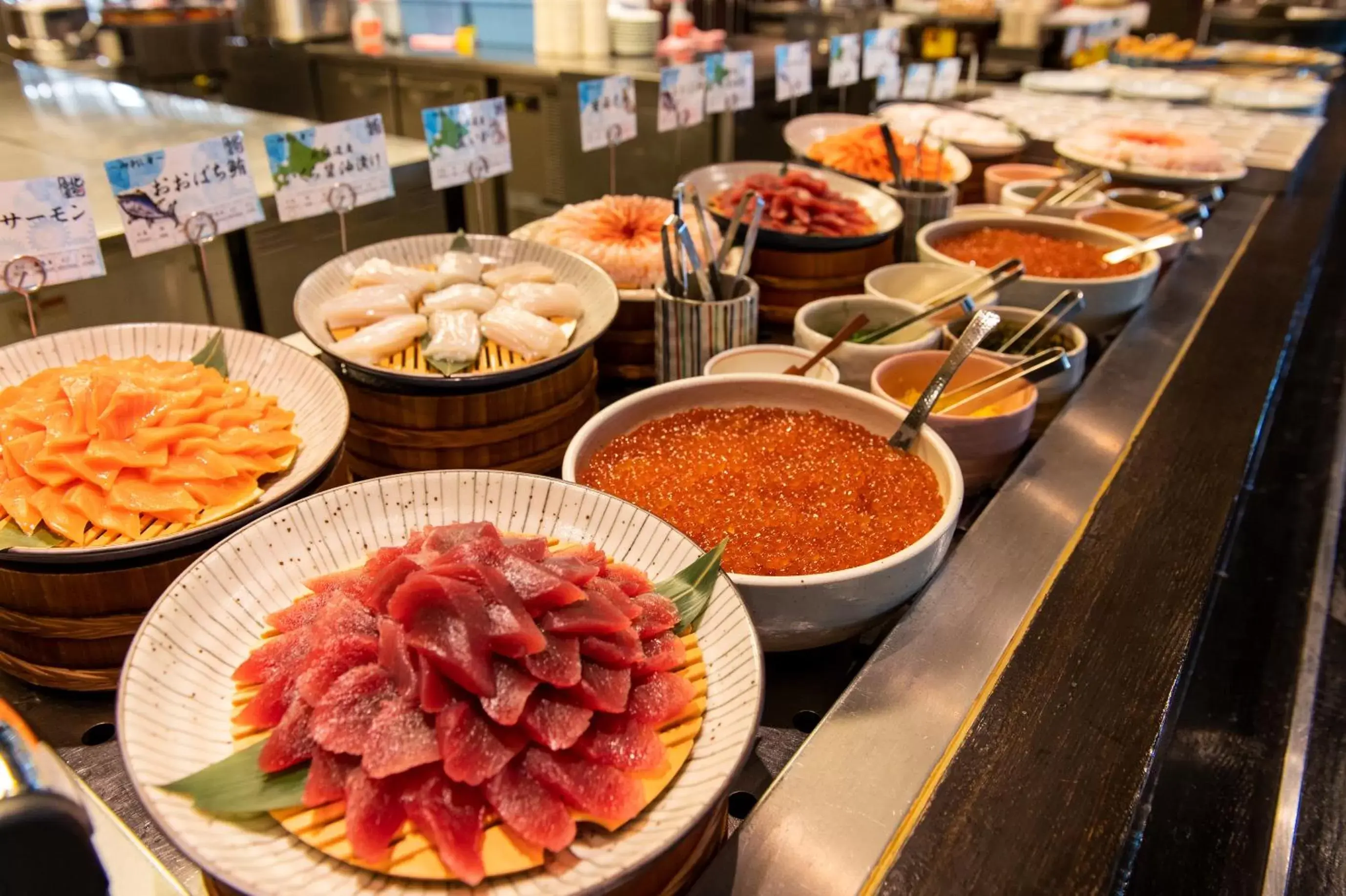 Buffet breakfast in La Vista Hakodate Bay