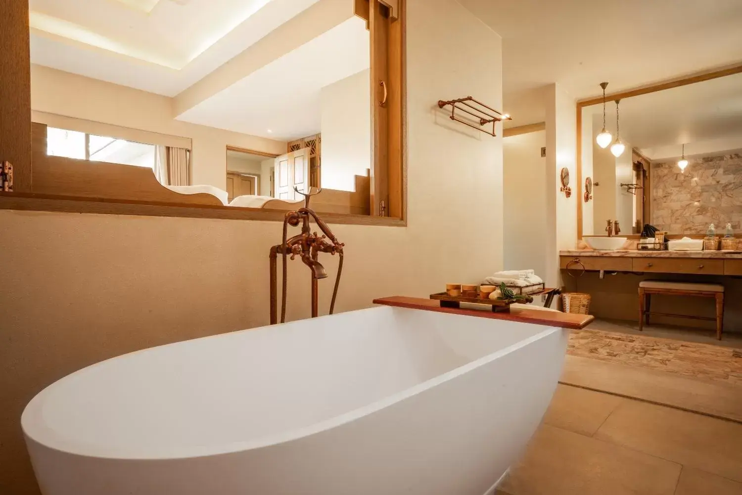 Bathroom in Devasom Khao Lak Beach Resort & Villas