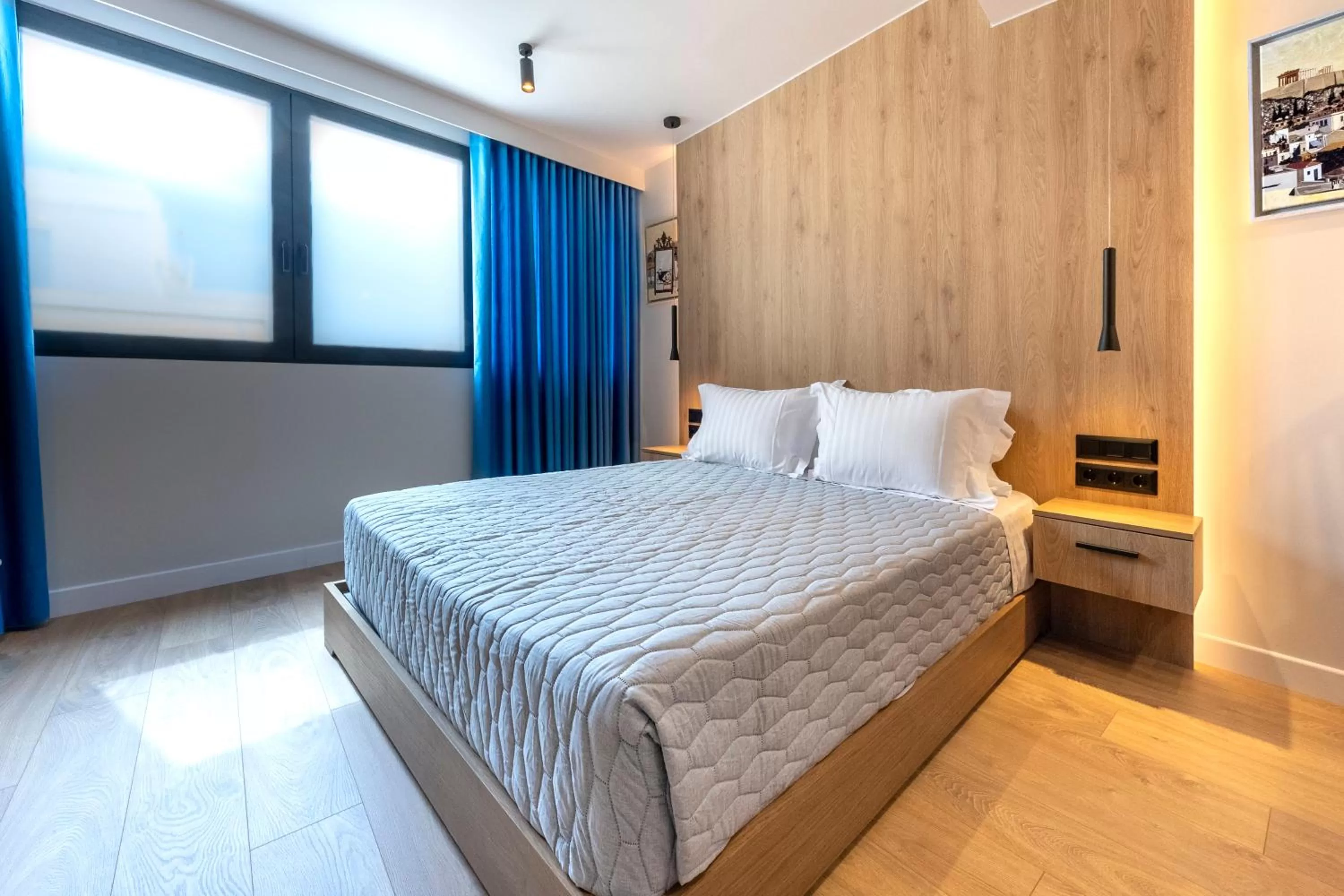 Bed in A&N Athens Luxury Apartments - Ermou