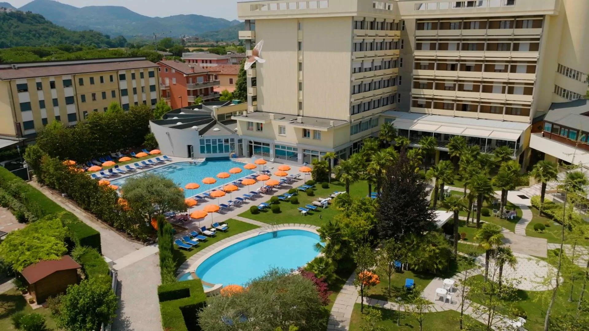 Garden view in Hotel Savoia Thermae & SPA