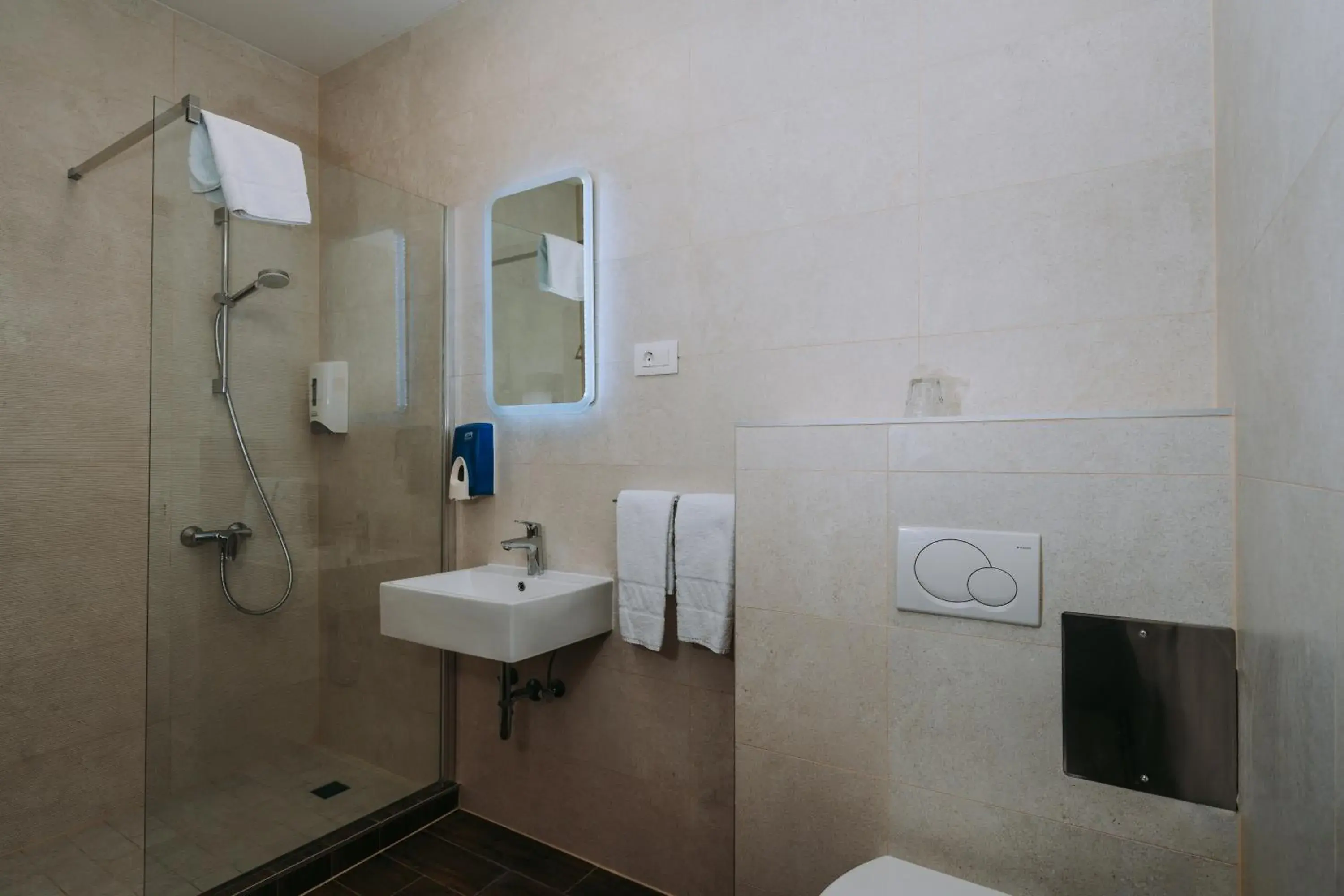 Bathroom in Hotel Sliško