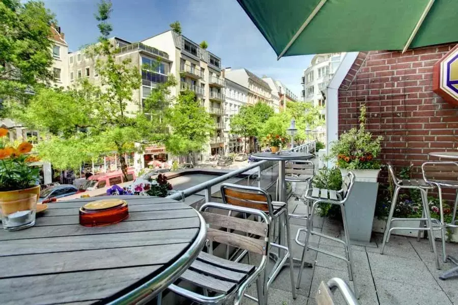 Balcony/Terrace in Hotel Senator Hamburg