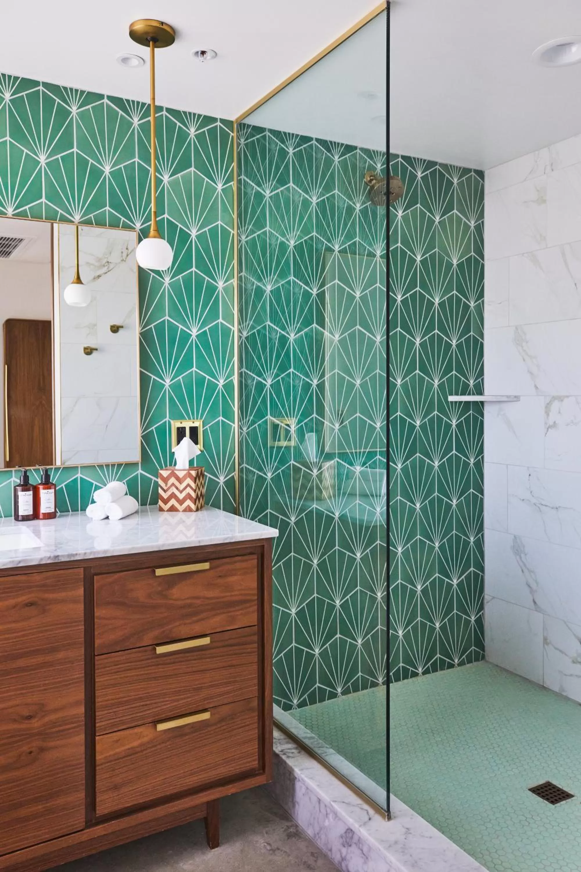 Bathroom in RISE Uptown