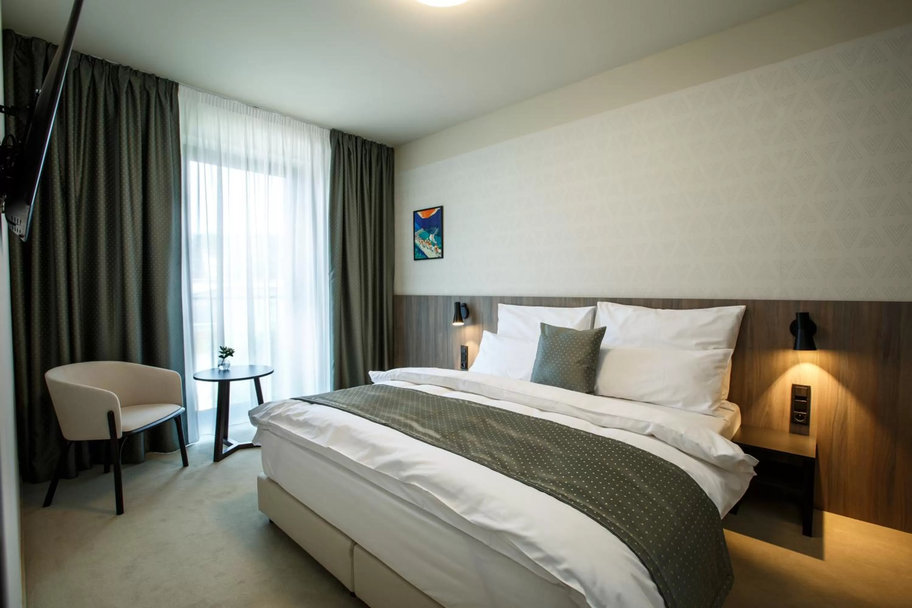 Bedroom, Bed in Hotel Rajka