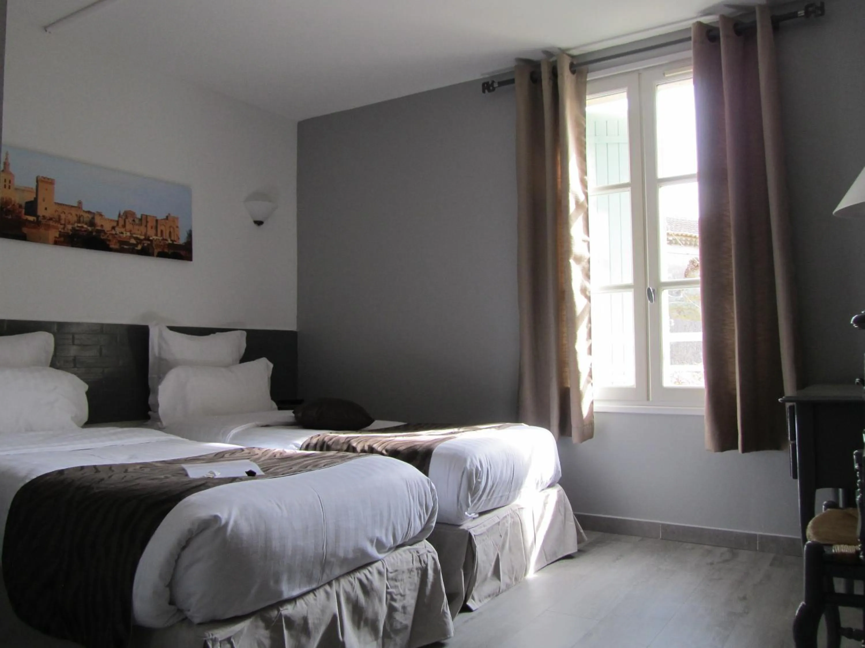 Standard Twin Room in Logis Hotel la Ferme