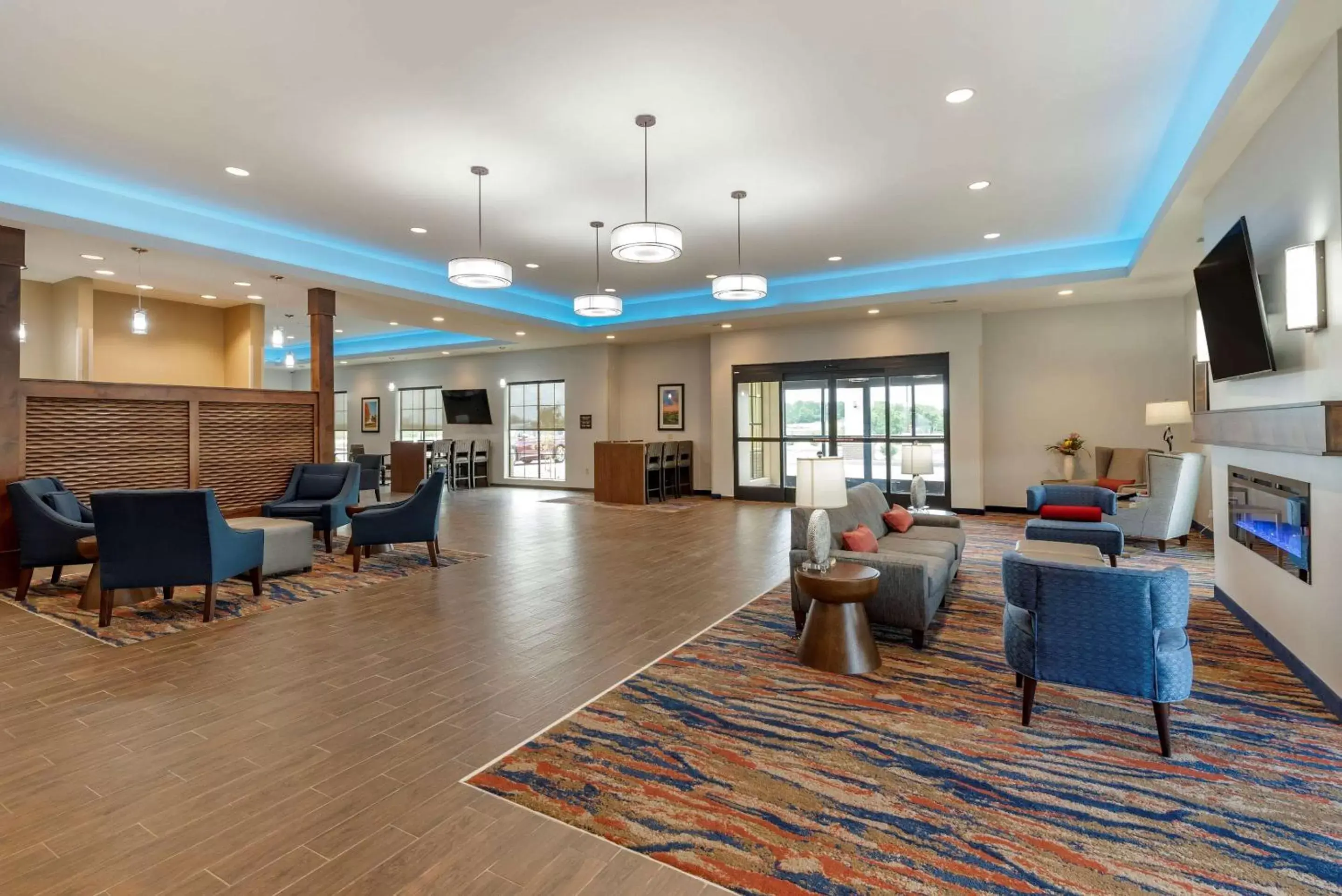 Lobby or reception in Comfort Suites