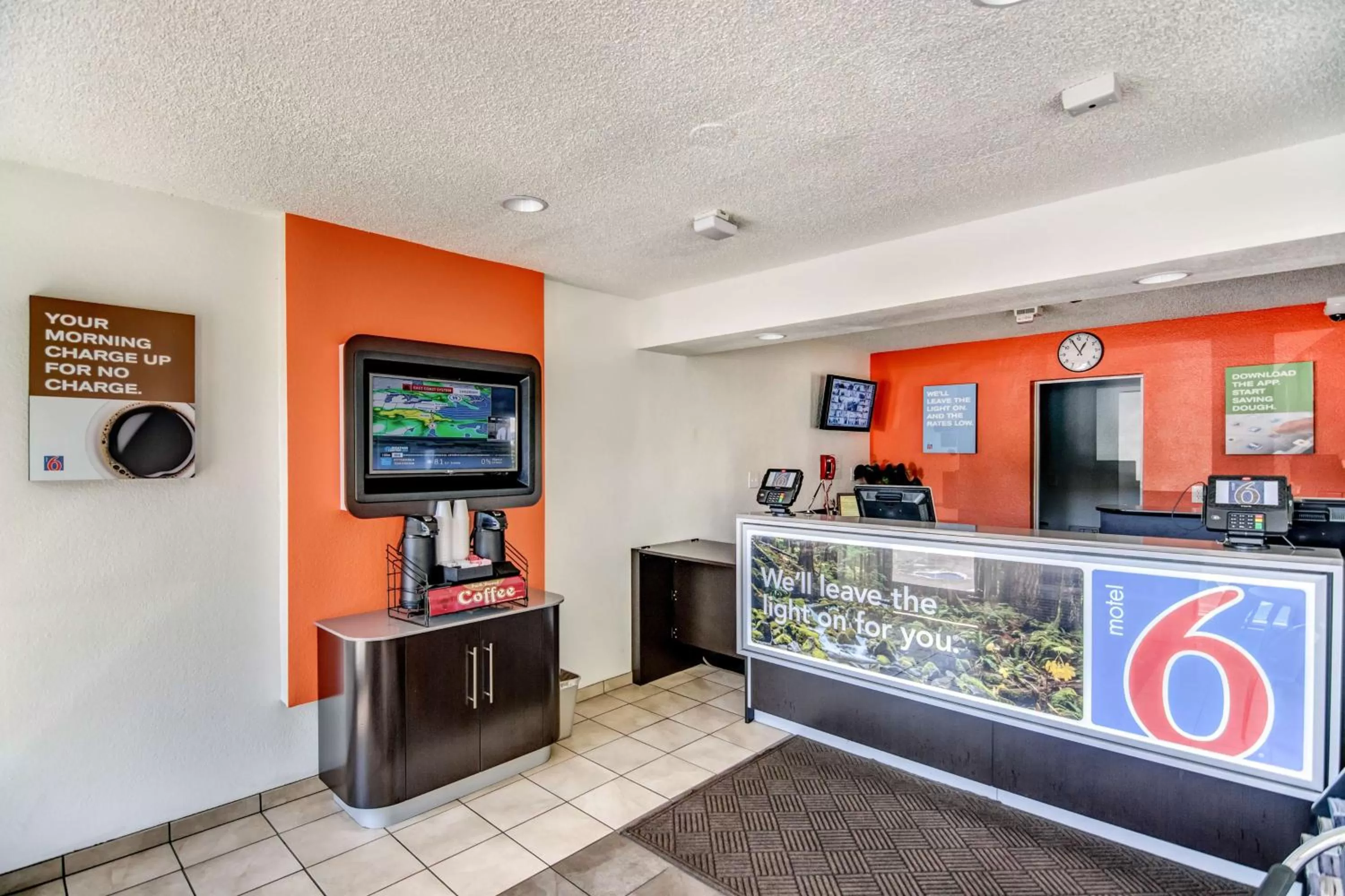 TV and multimedia in Motel 6-Stockton, CA - North
