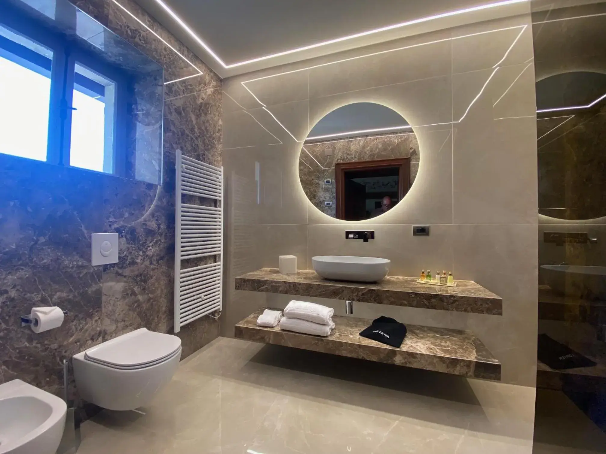 Bathroom in Hotel Villa Del Sogno