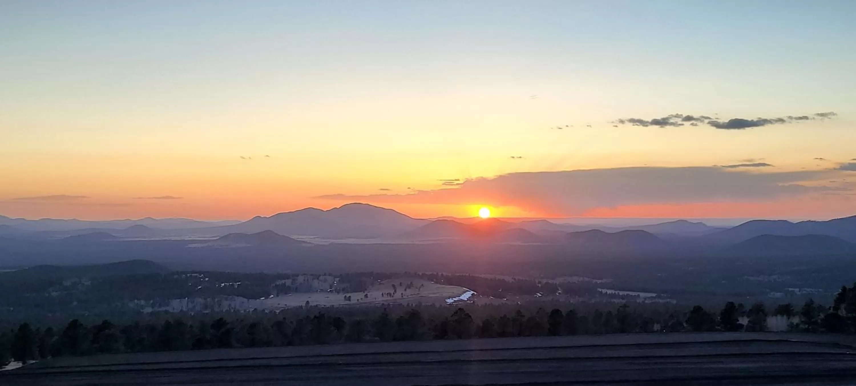 Sunrise in CASTLE ROCK