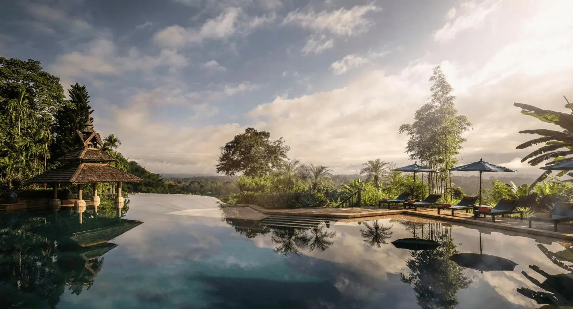 Swimming Pool in Anantara Golden Triangle Elephant Camp & Resort