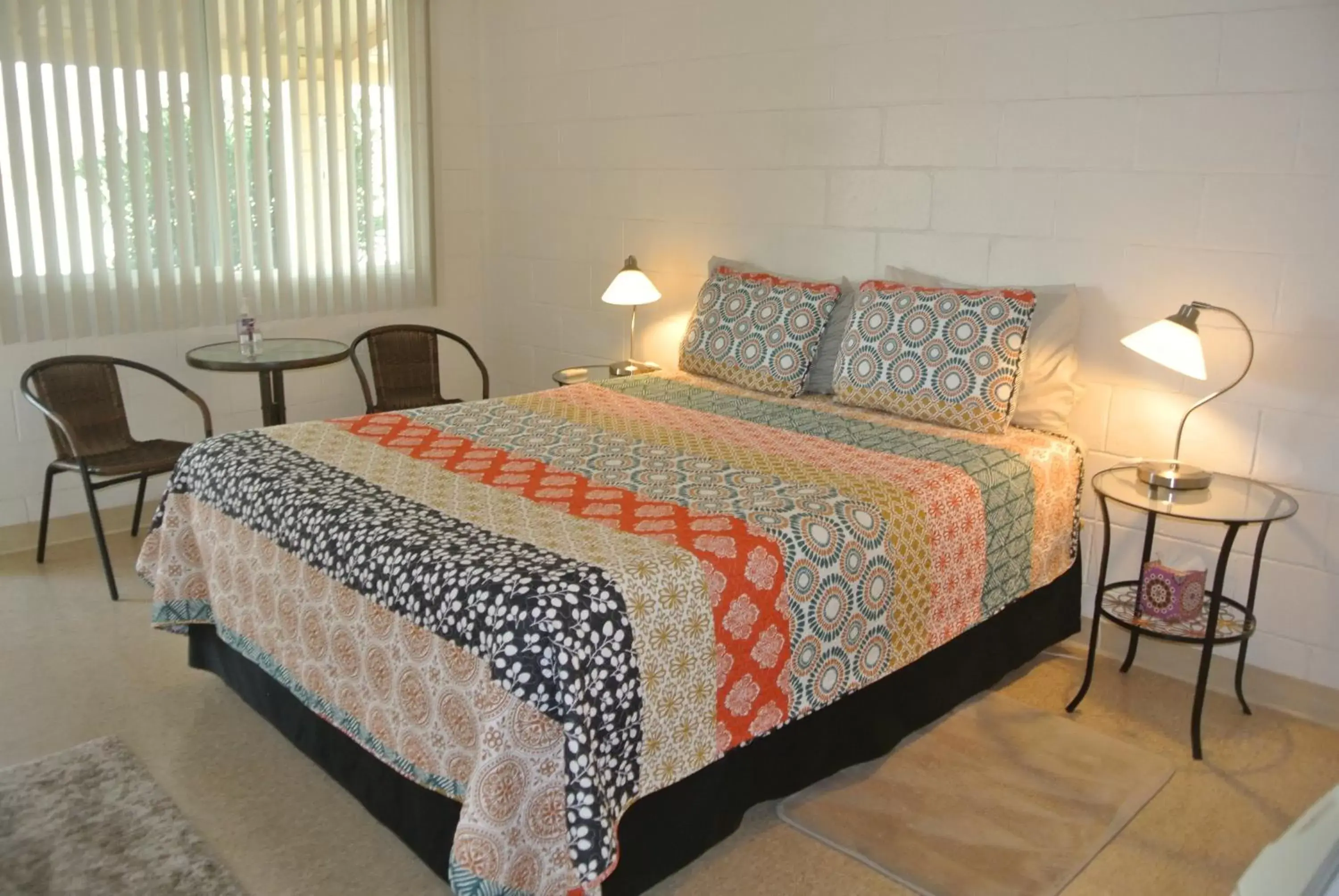 Bed in Borrego Springs Motel