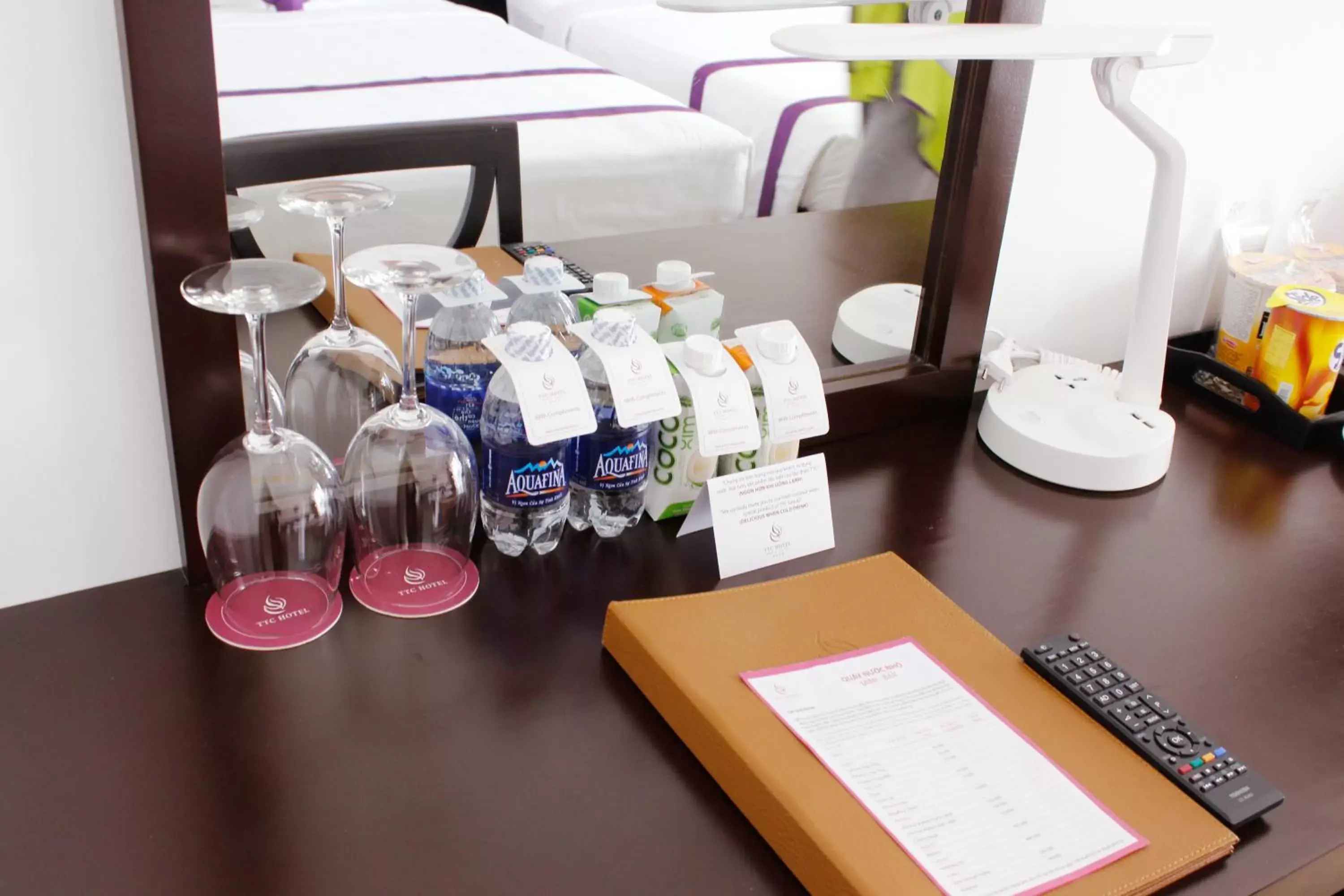 Deluxe Double Room with Balcony and River View in TTC Hotel Can Tho Deluxe Double Room with Balcony and River View in TTC Hotel Can Tho