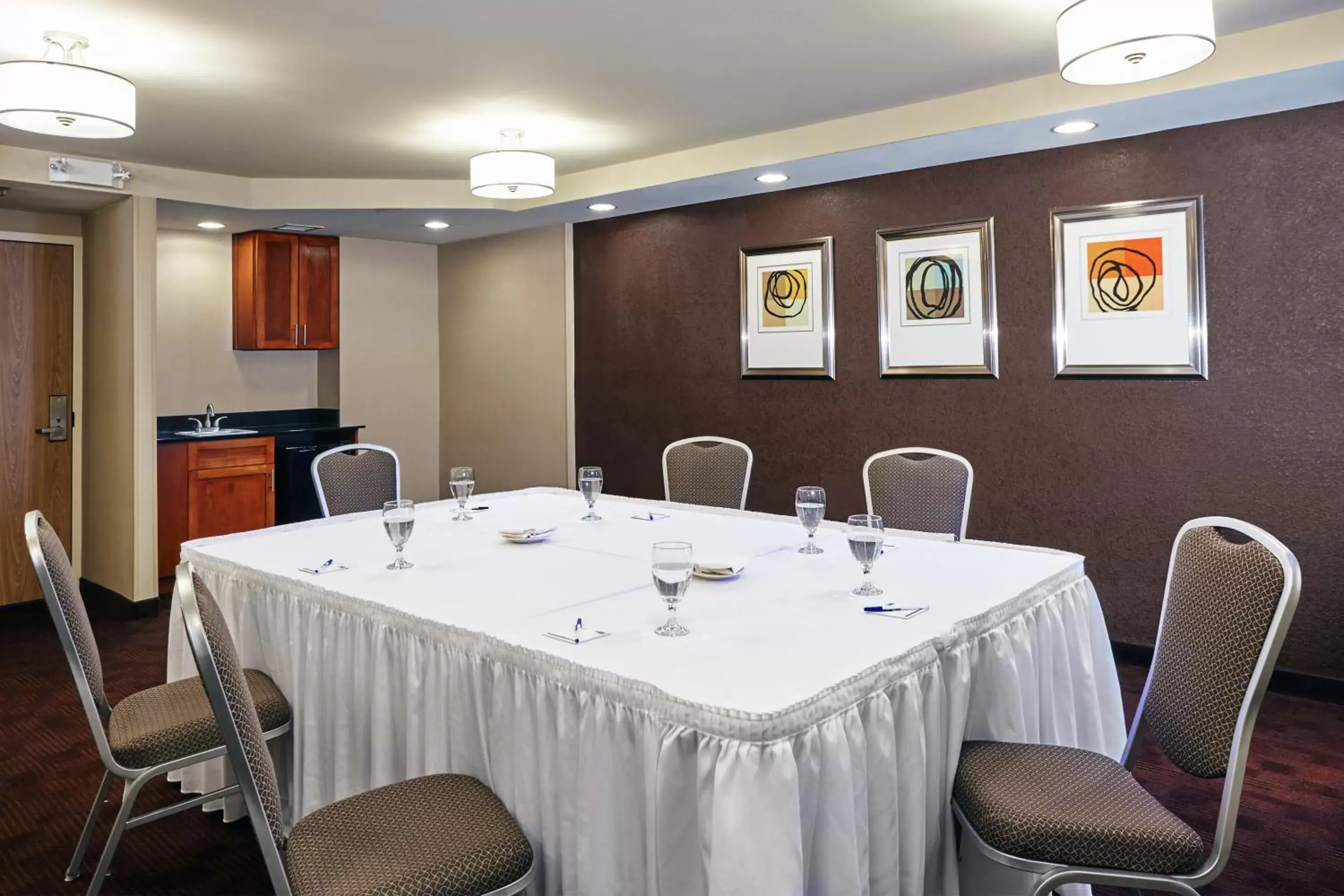 Meeting/conference room in Holiday Inn Express Hotels- Hampton, an IHG Hotel