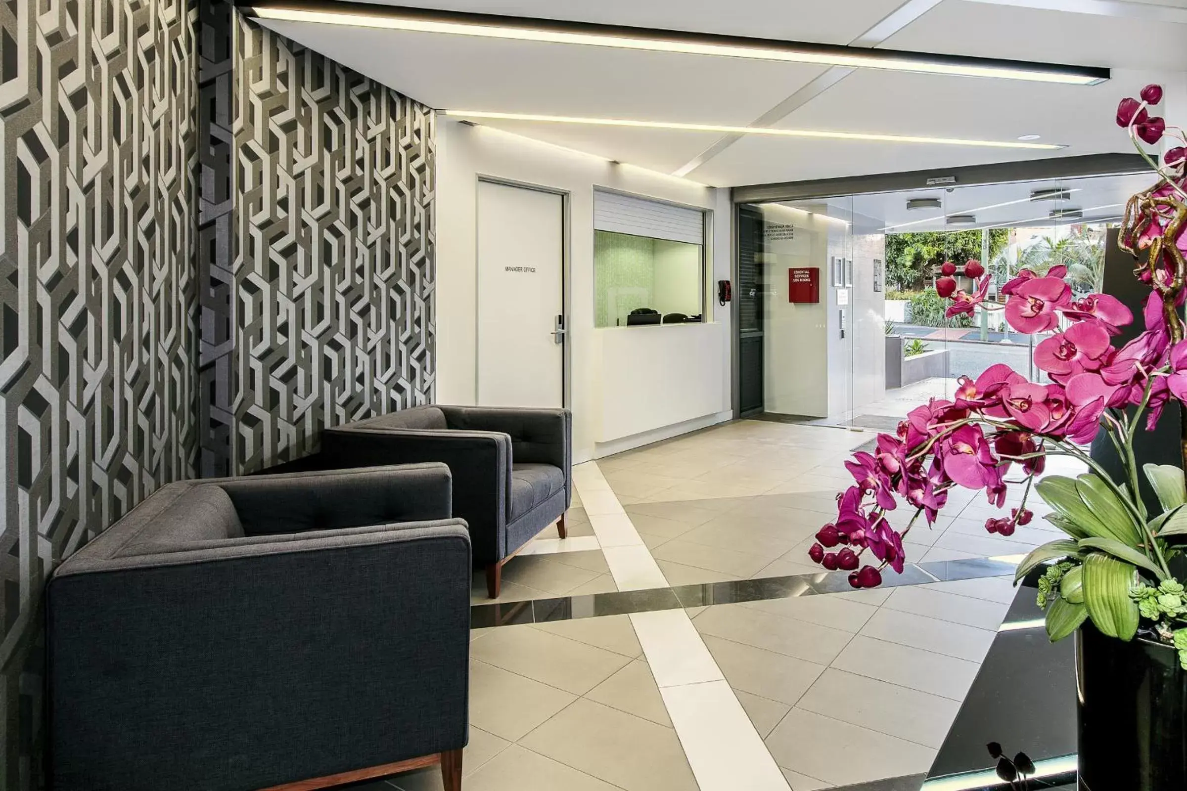 Lobby or reception in Code Apartments Lobby or reception in Code Apartments