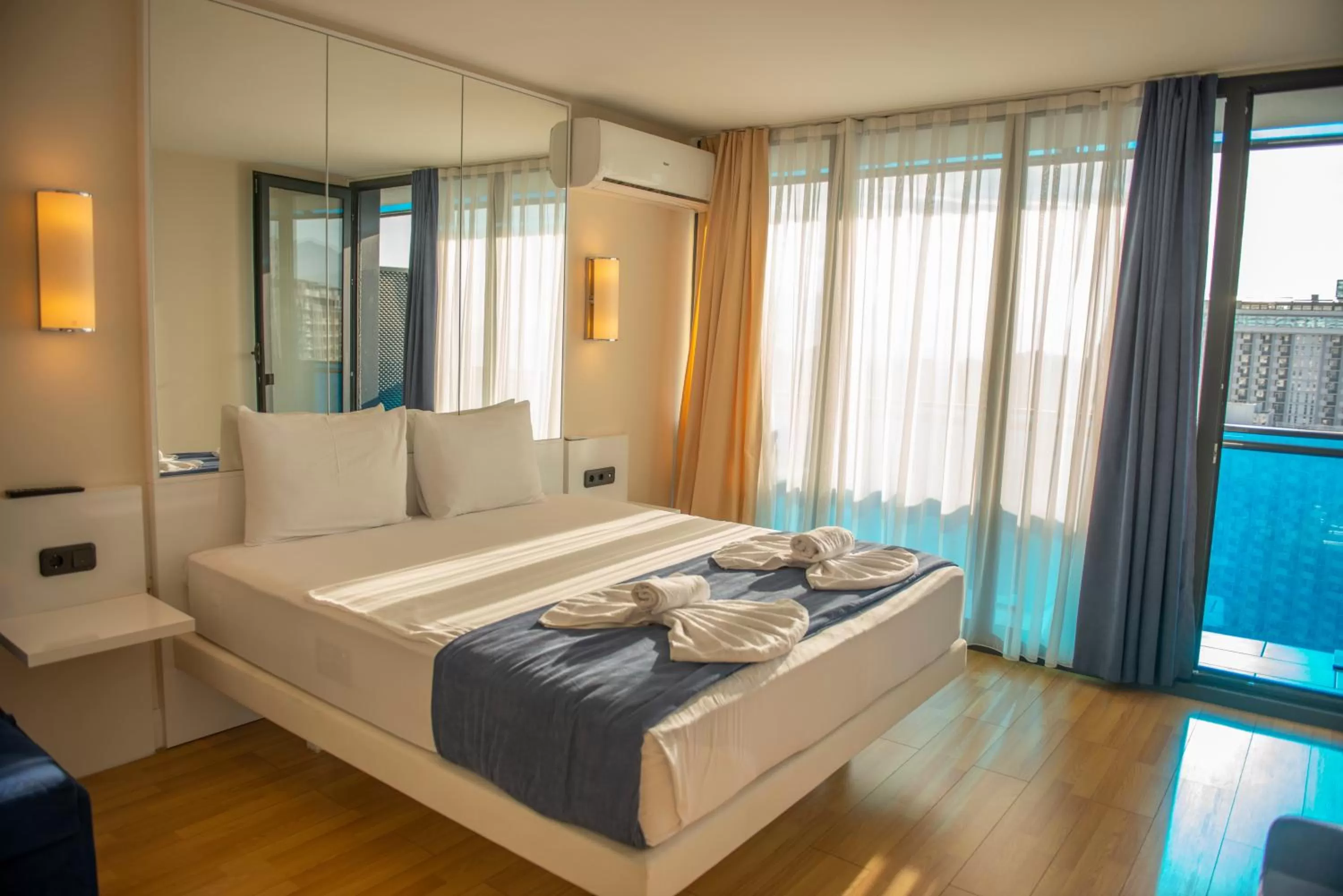 Bed in Orbi City Batumi Black Sea Arena