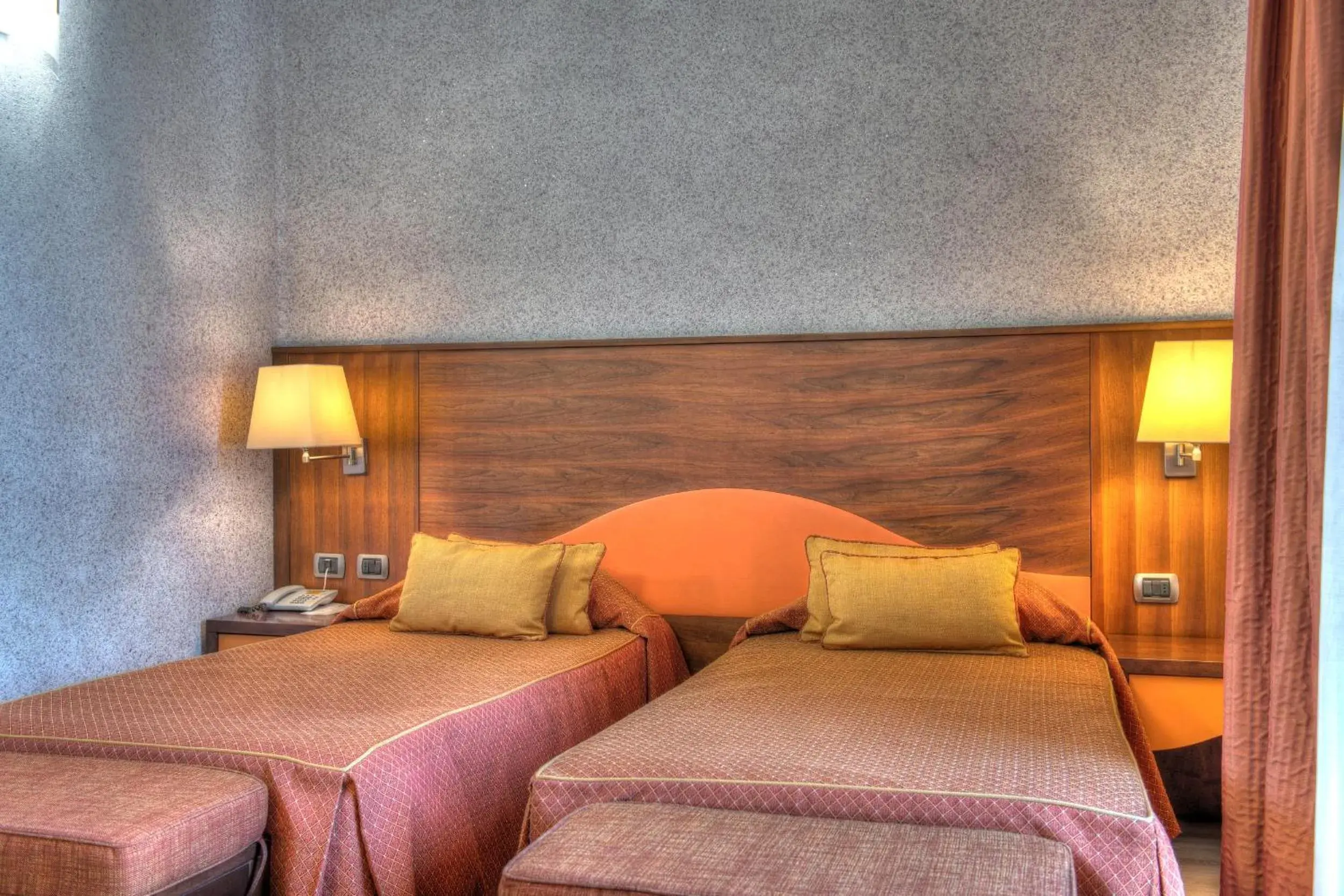 Bed in Central Park Hotel Modena
