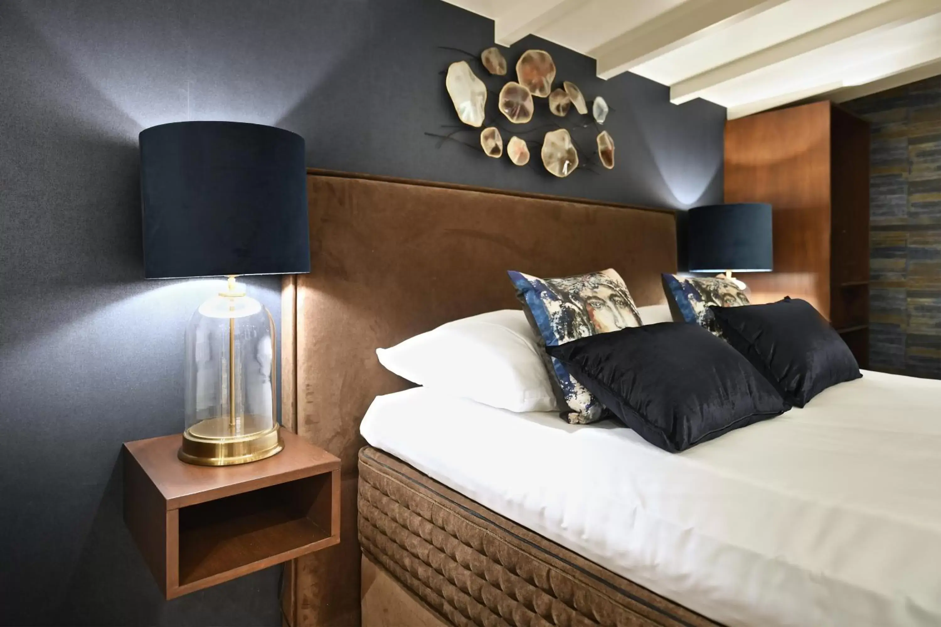 Bed in Small Luxury Boutique Hotel Wilma J